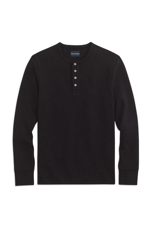 WARMKNIT Waffle Long Sleeve Henley