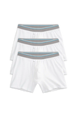 3-Pack AIRKNITˣ Cotton Boxer Briefs - With Fly