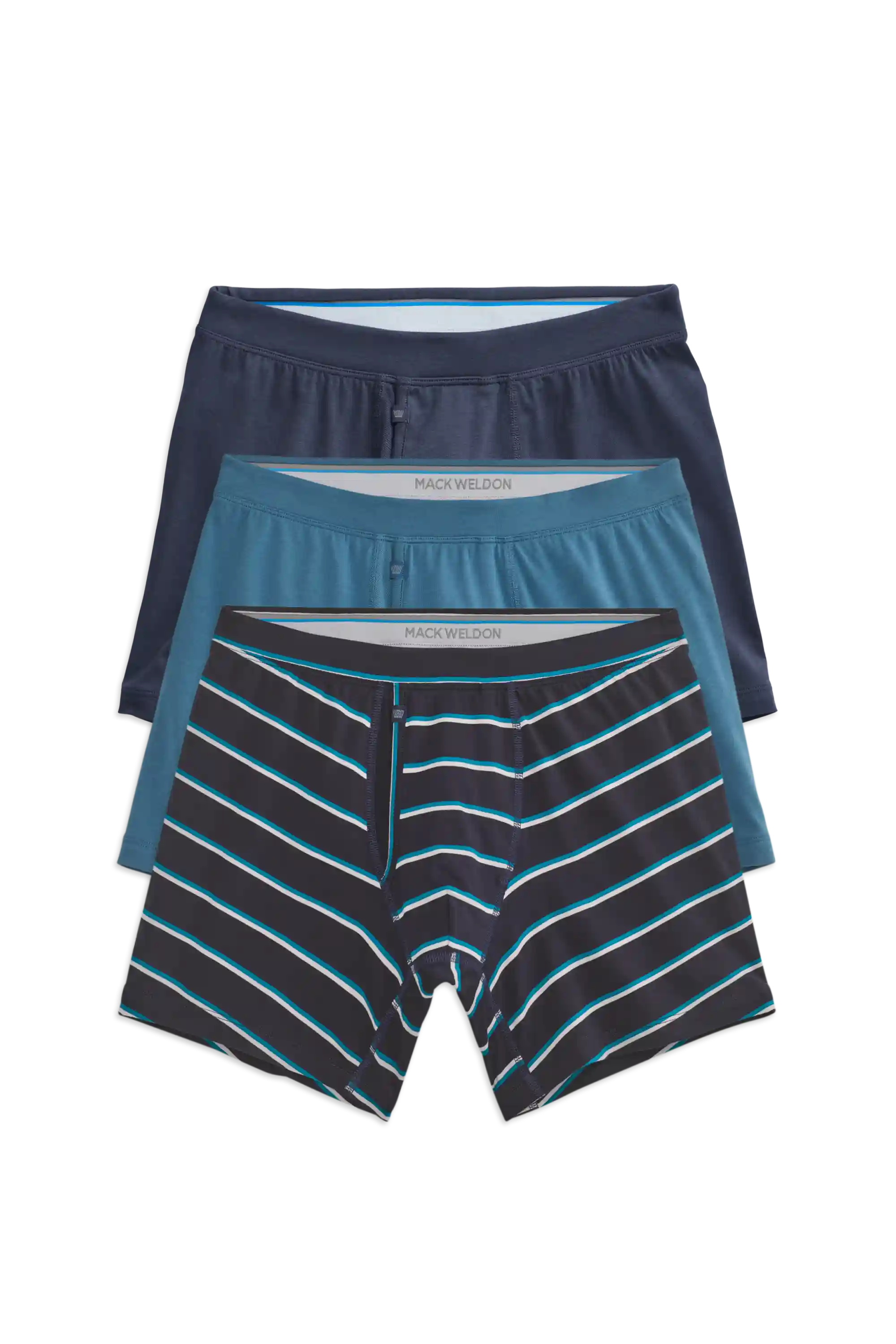 3-Pack SILVER Boxer Briefs