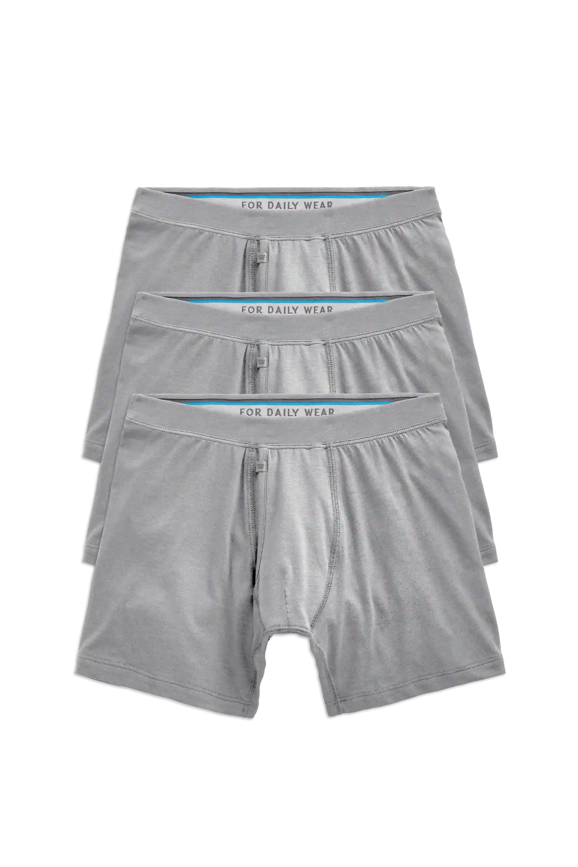3-Pack SILVER Boxer Briefs