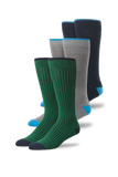 3-Pack Everyday Extended Crew Socks