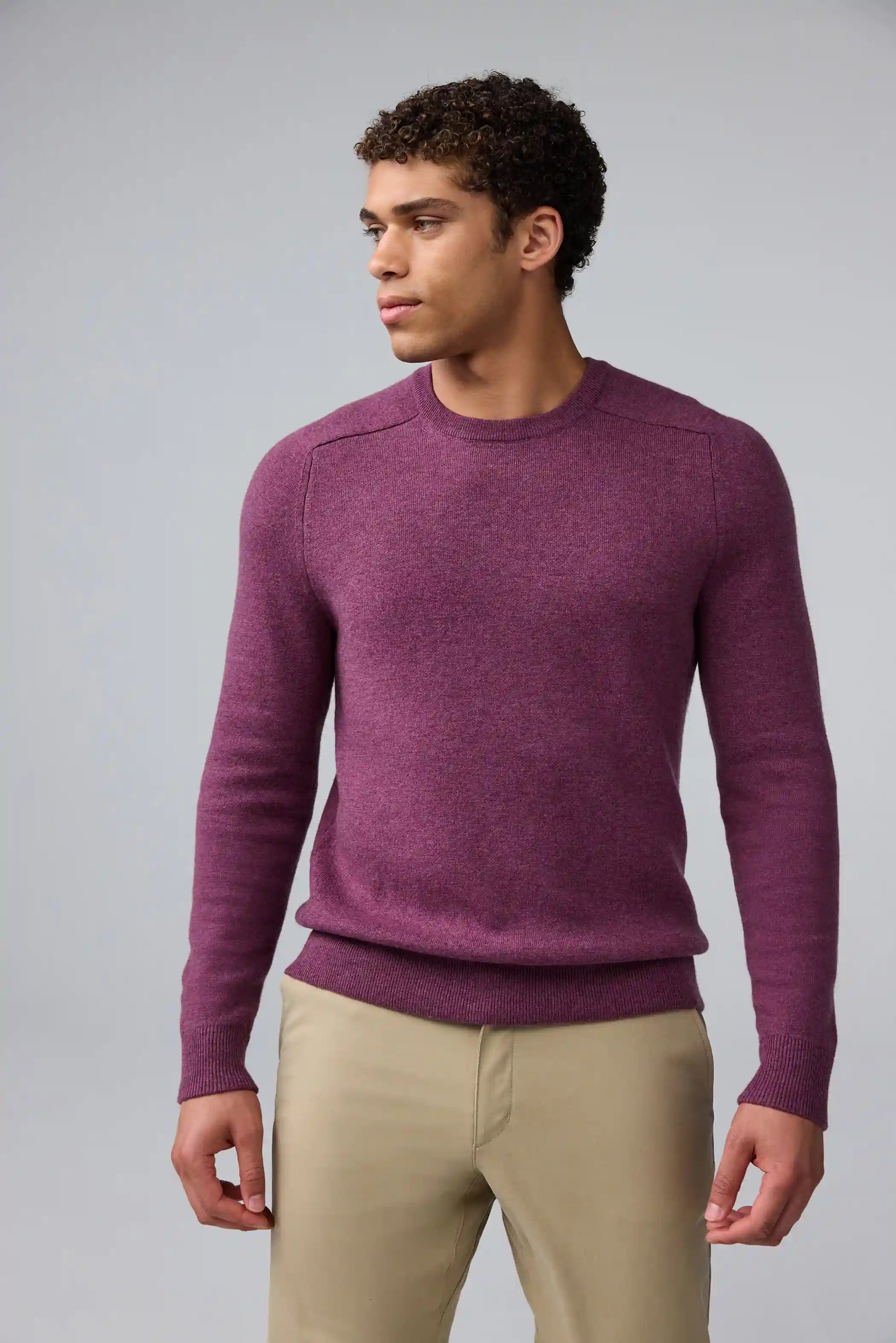 Tech Cashmere Crew Neck Sweater