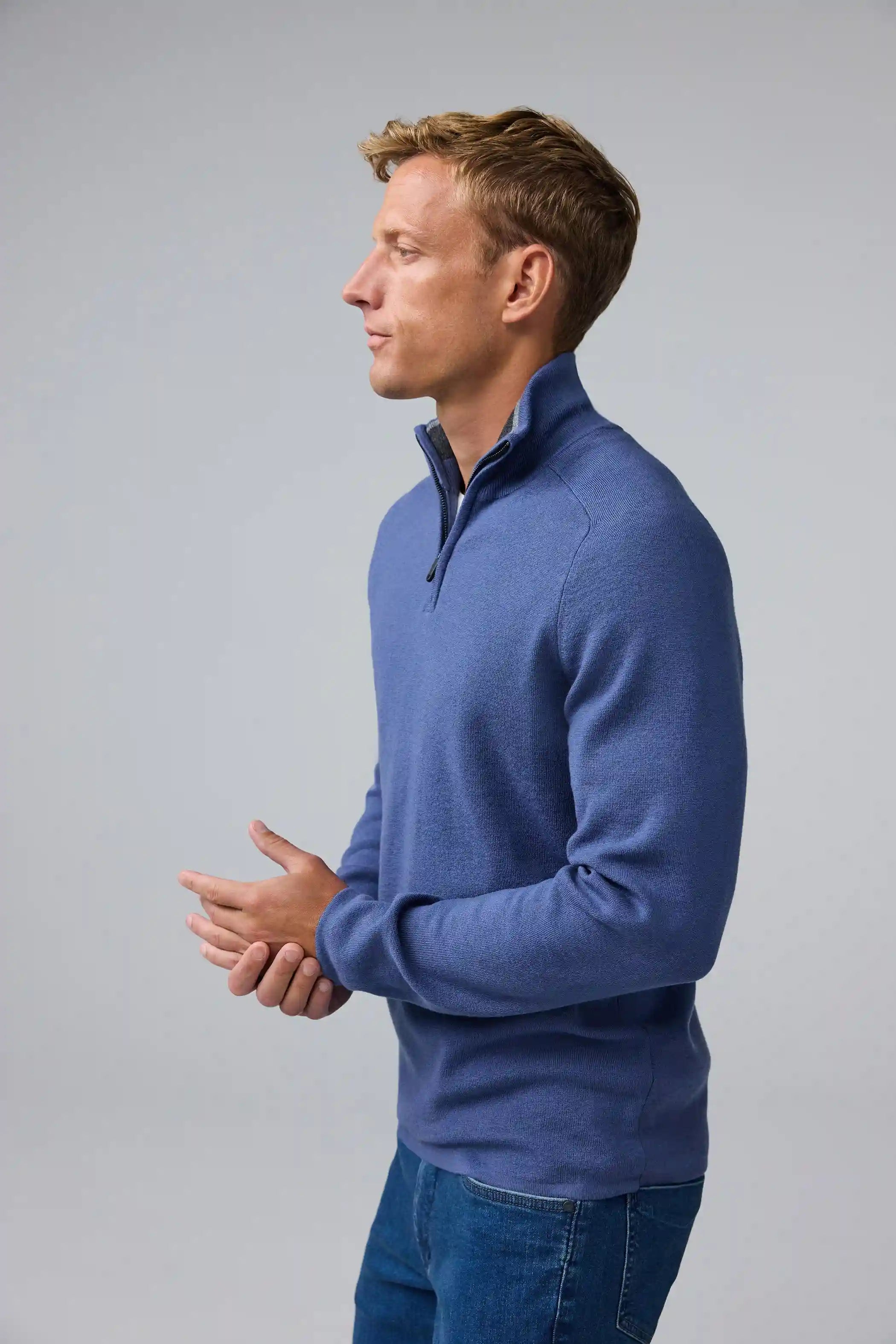 Tech Merino Quarter-Zip Sweater