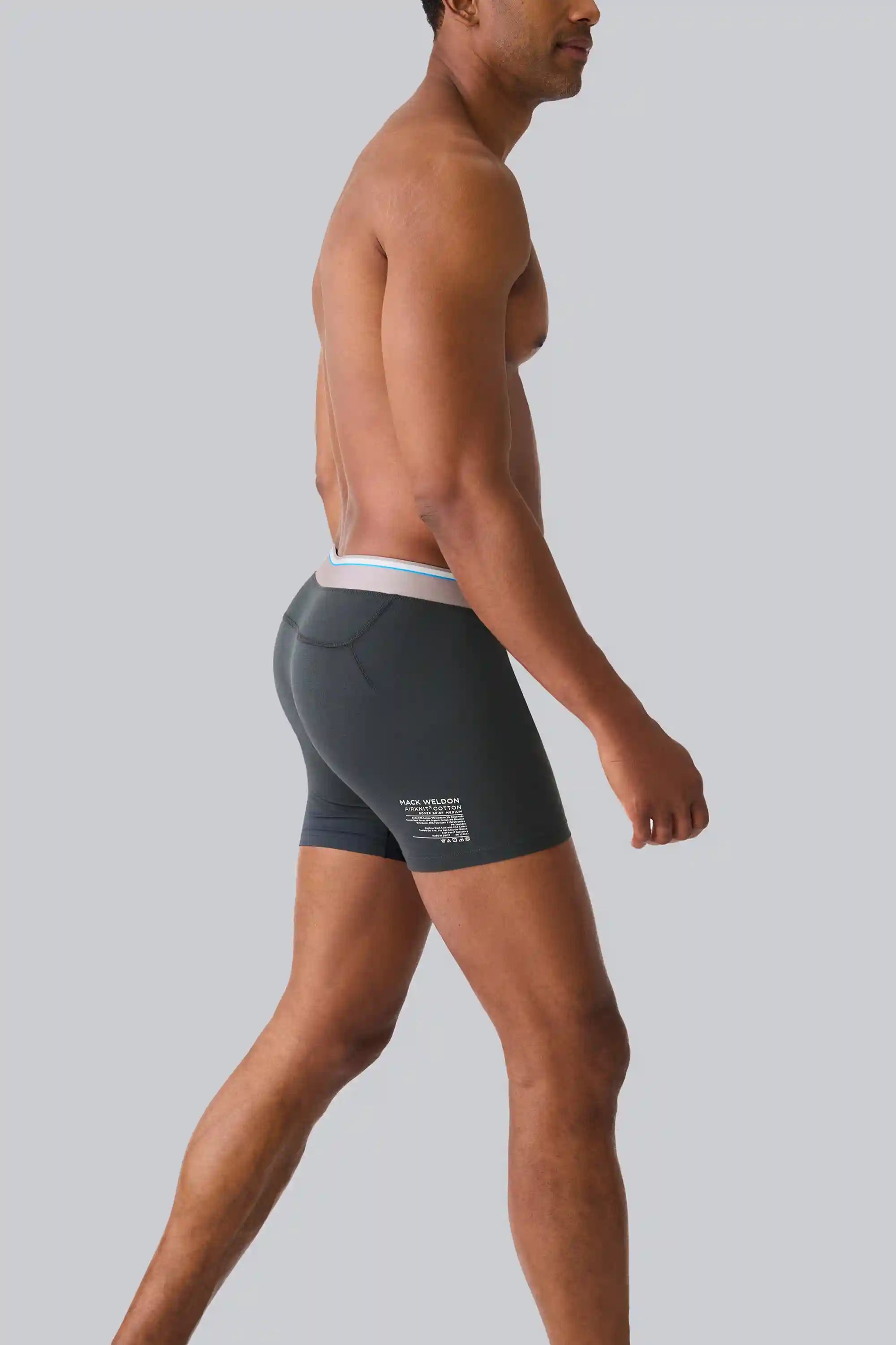 3-Pack AIRKNITˣ Cotton Boxer Briefs - With Fly