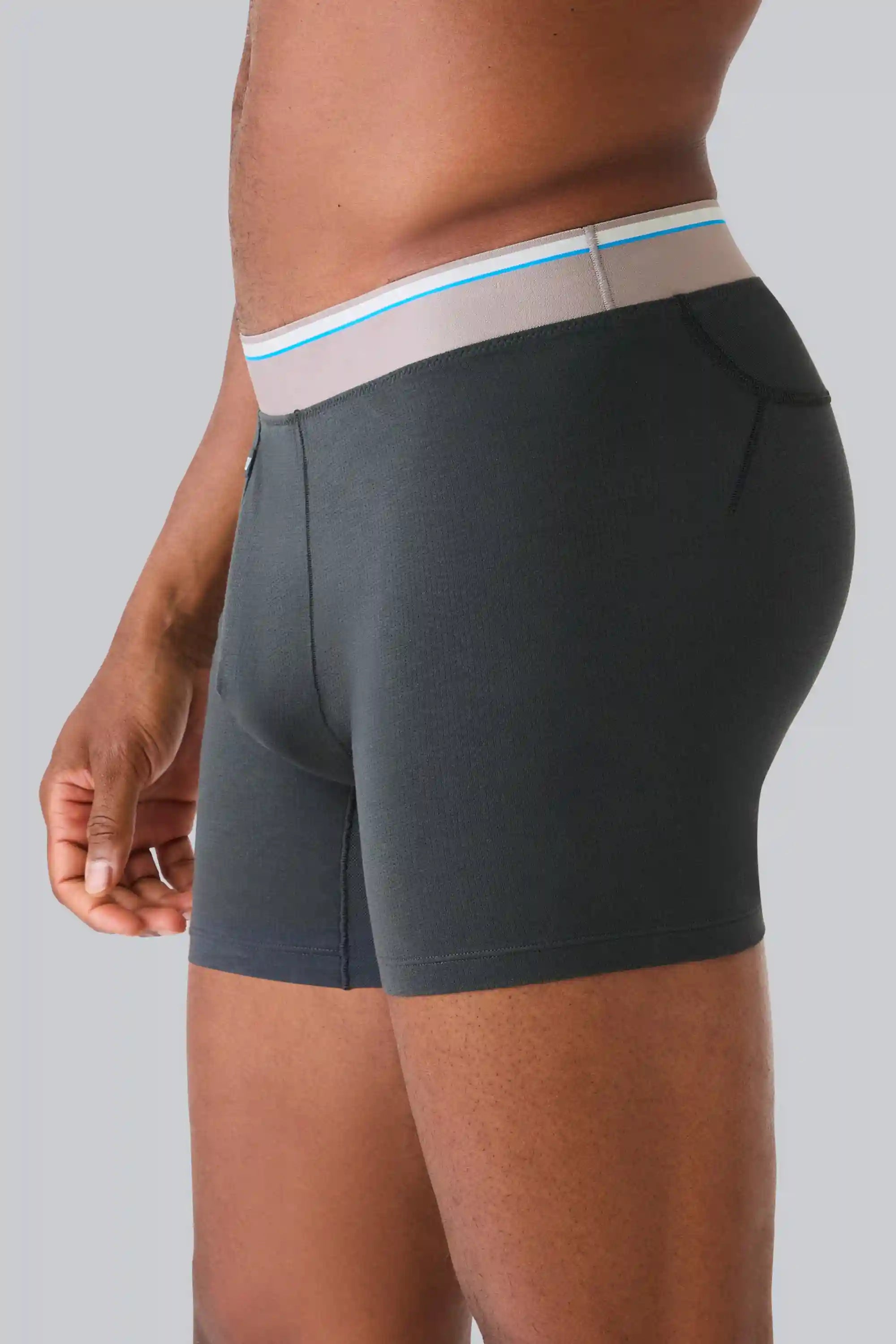 3-Pack AIRKNITˣ Cotton Boxer Briefs - With Fly