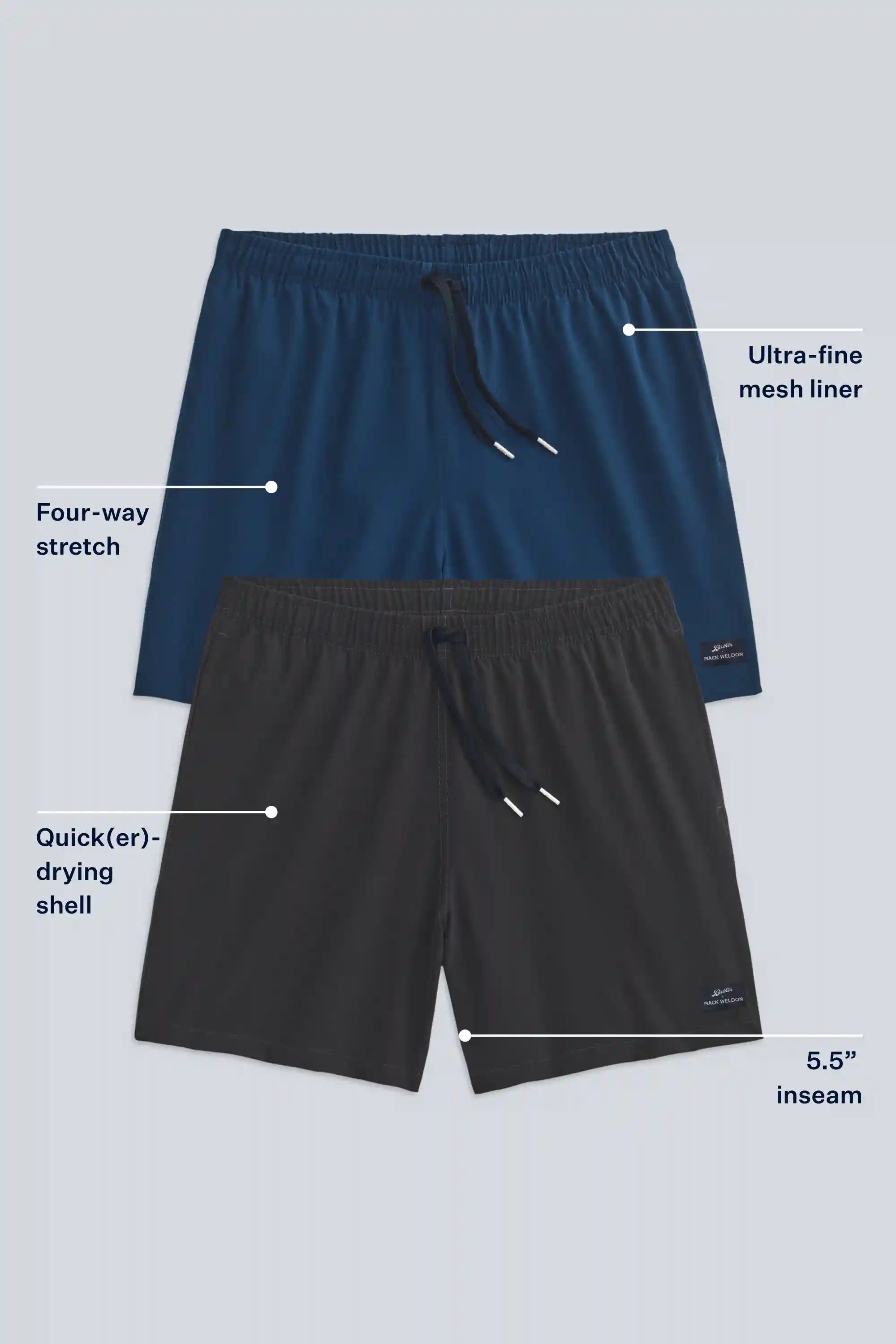 Mack Weldon x Bather Swim Trunk