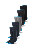 5-Pack Everyday Extended Crew Socks