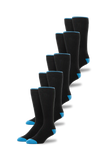 5-Pack Everyday Extended Crew Socks
