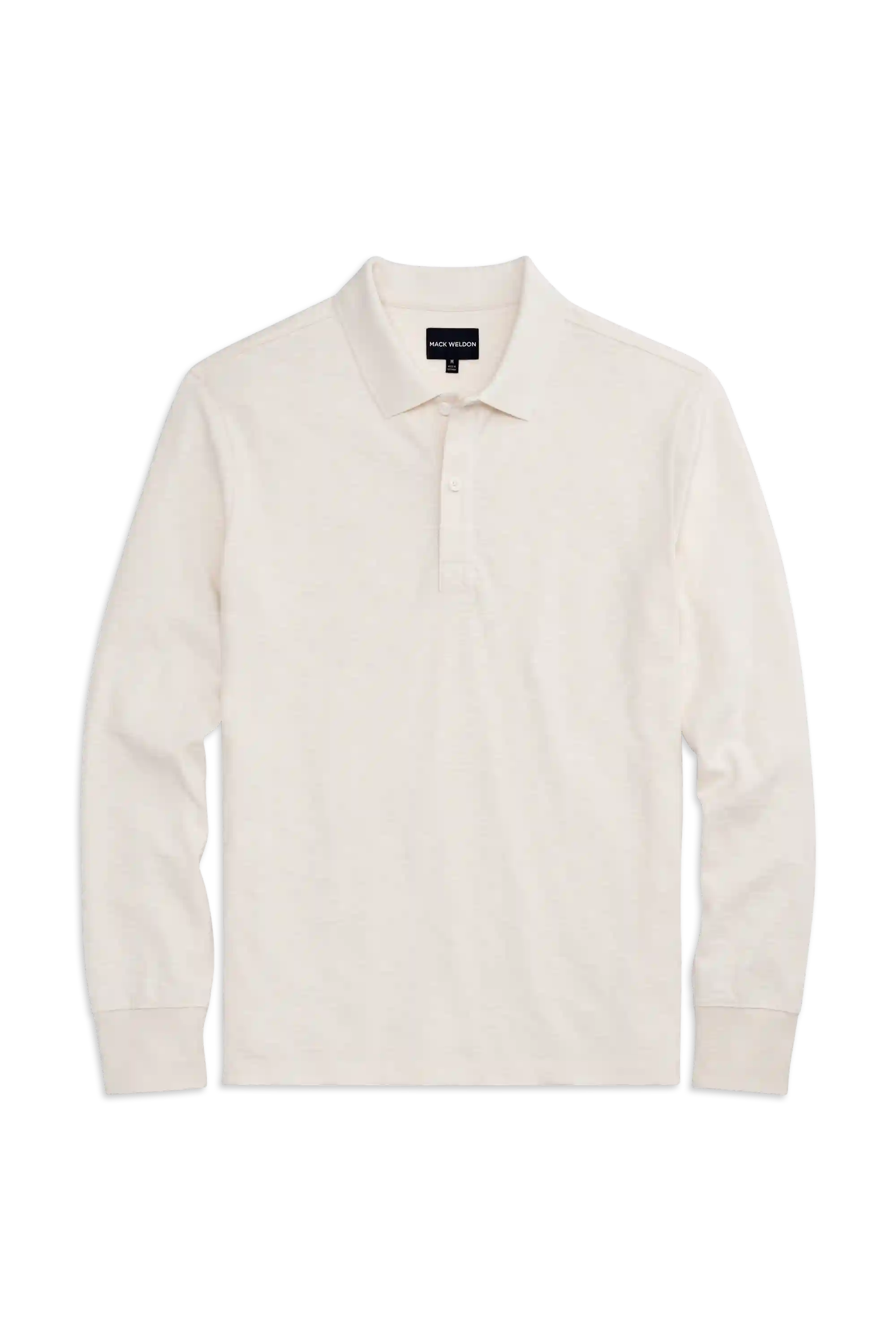 Heavyweight Slub Long Sleeve Polo