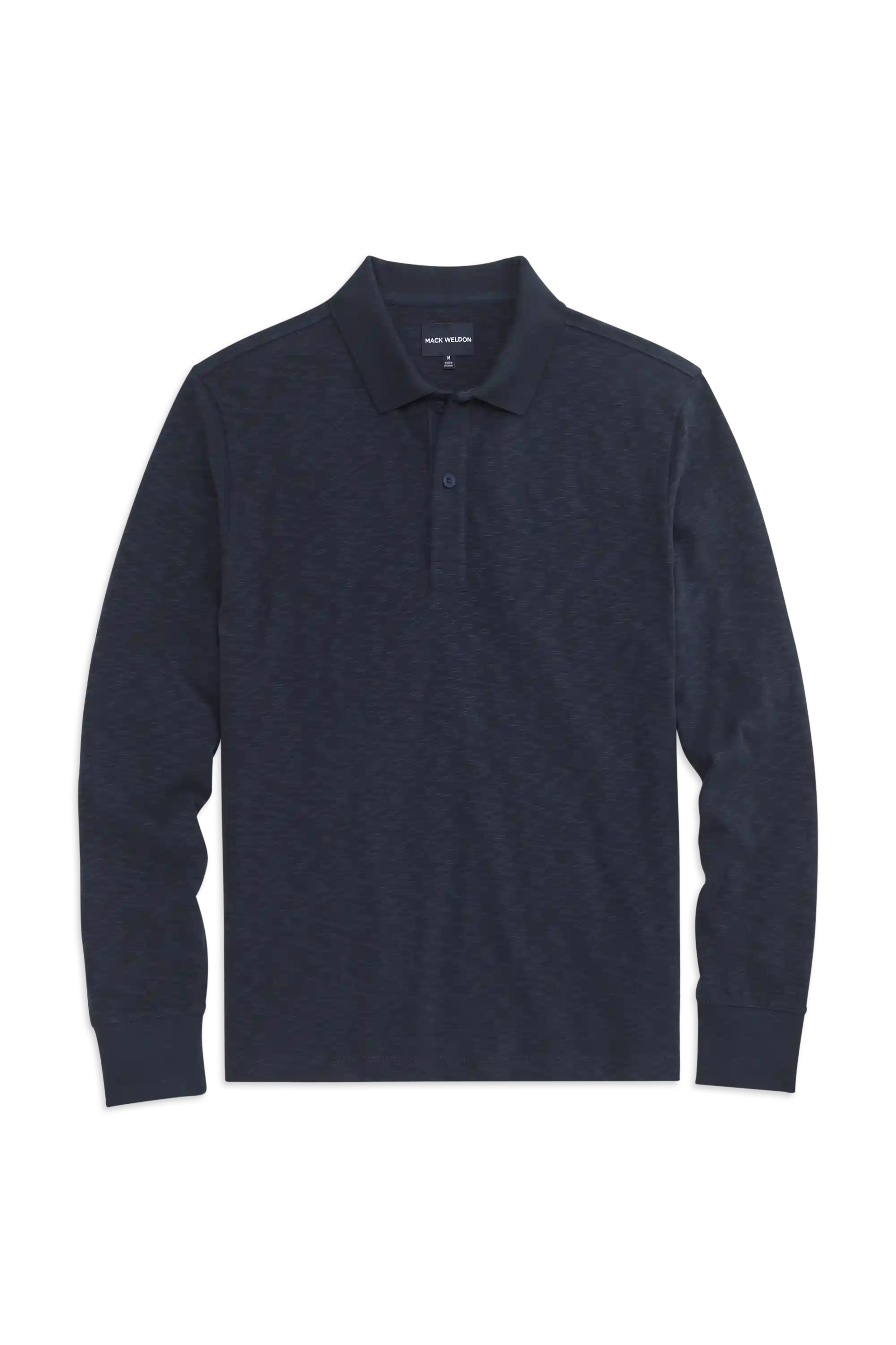 Heavyweight Slub Long Sleeve Polo