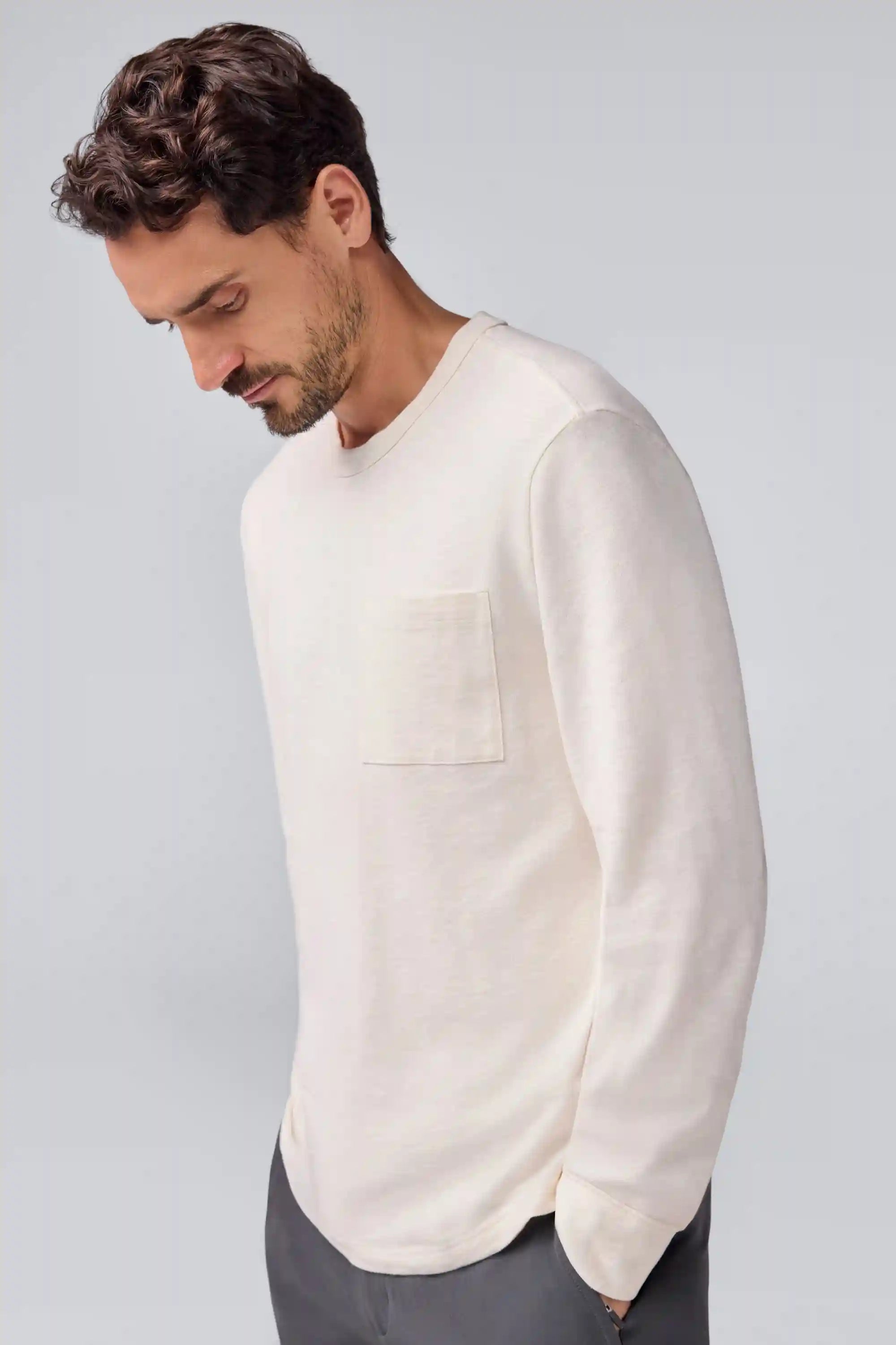 Heavyweight Slub Long Sleeve T-Shirt