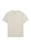 Linen Jersey Crew Neck T-Shirt