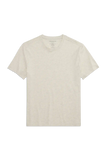 Linen Jersey Crew Neck T-Shirt