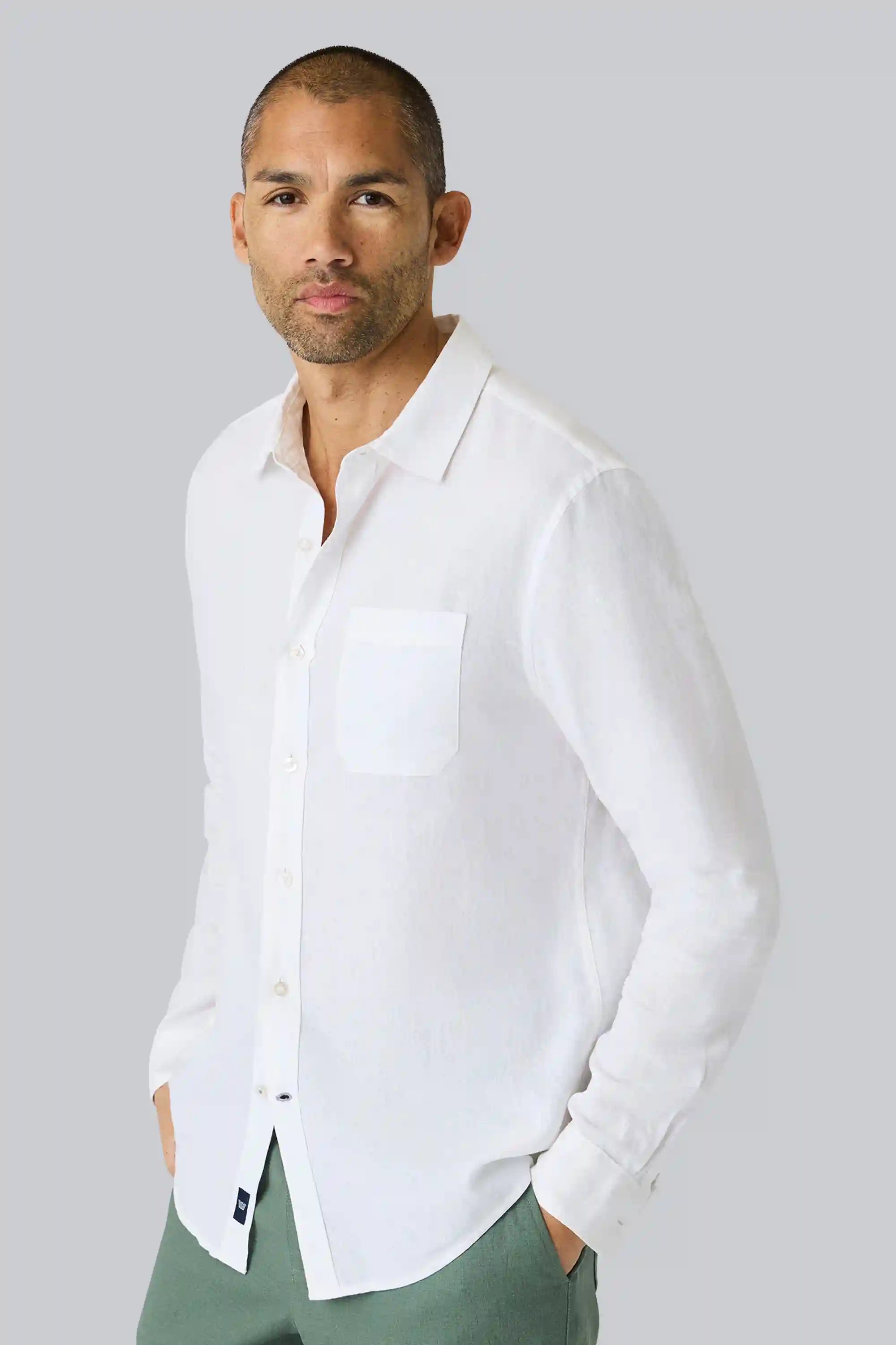 Linen Button Up