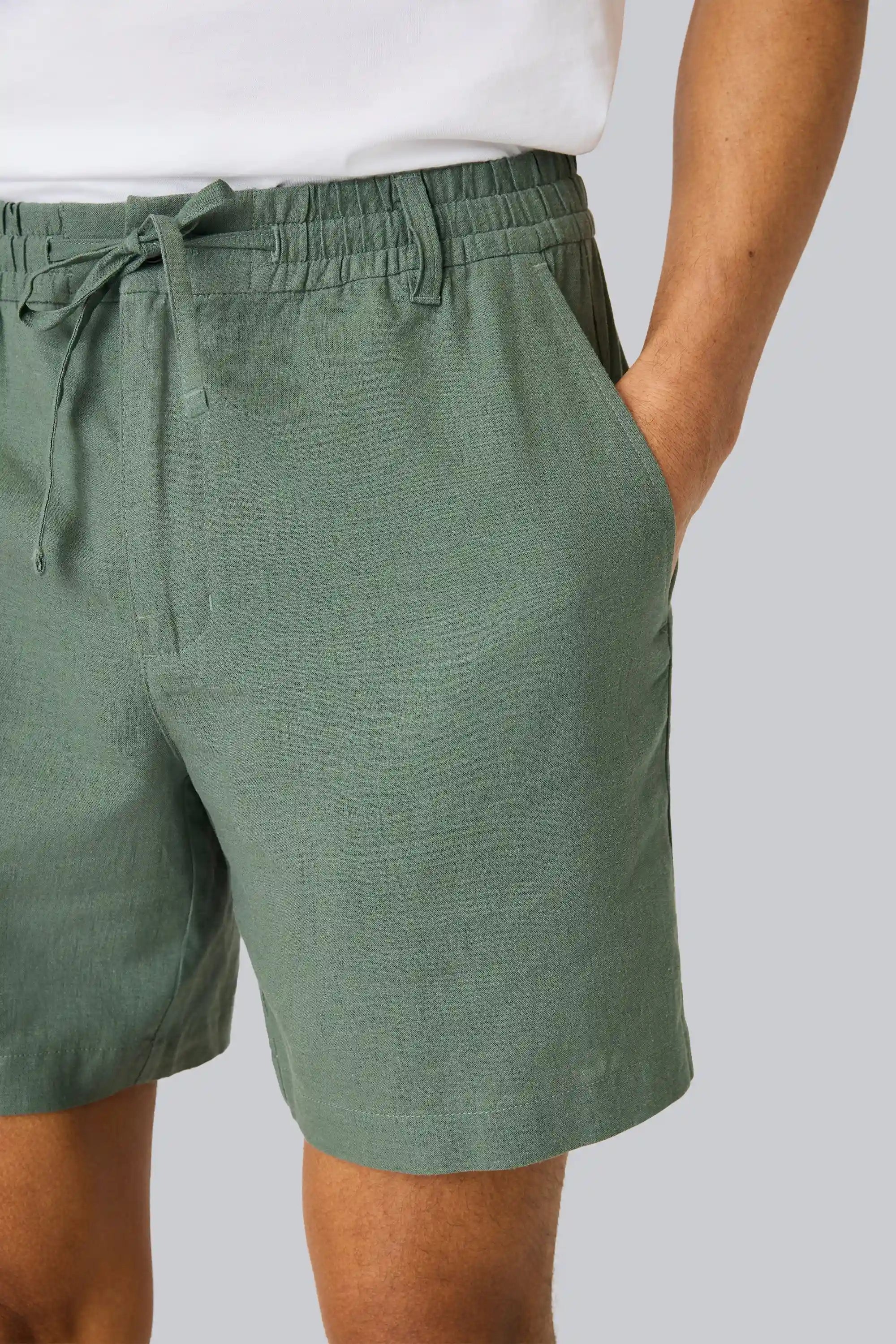 Linen Drawstring Short