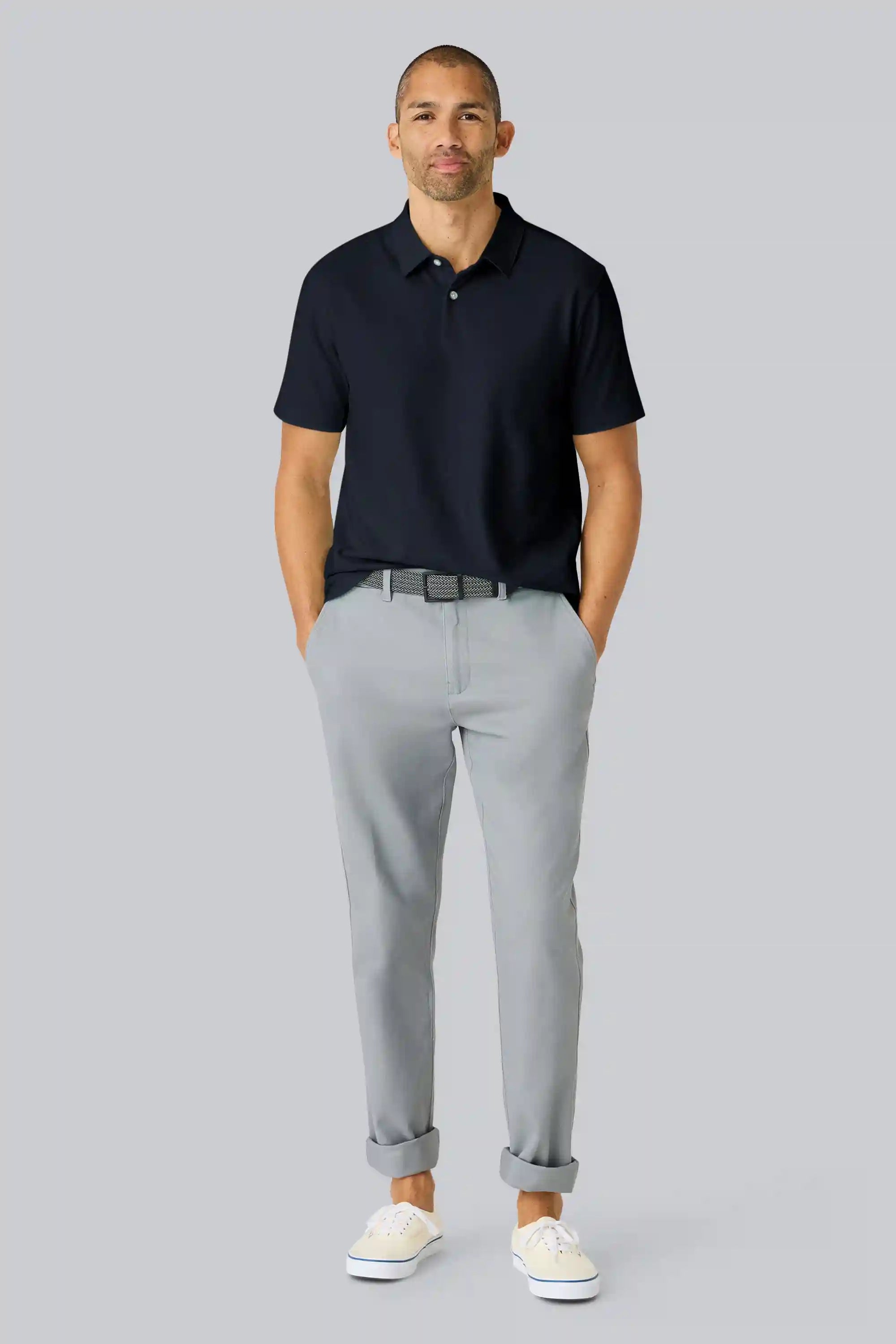 Linen Jersey Polo