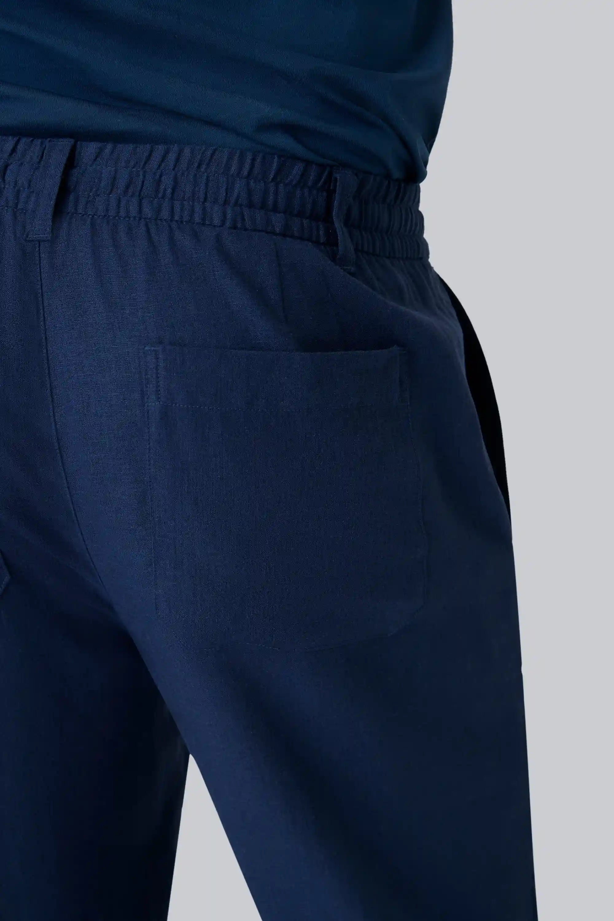 Linen Drawstring Pant