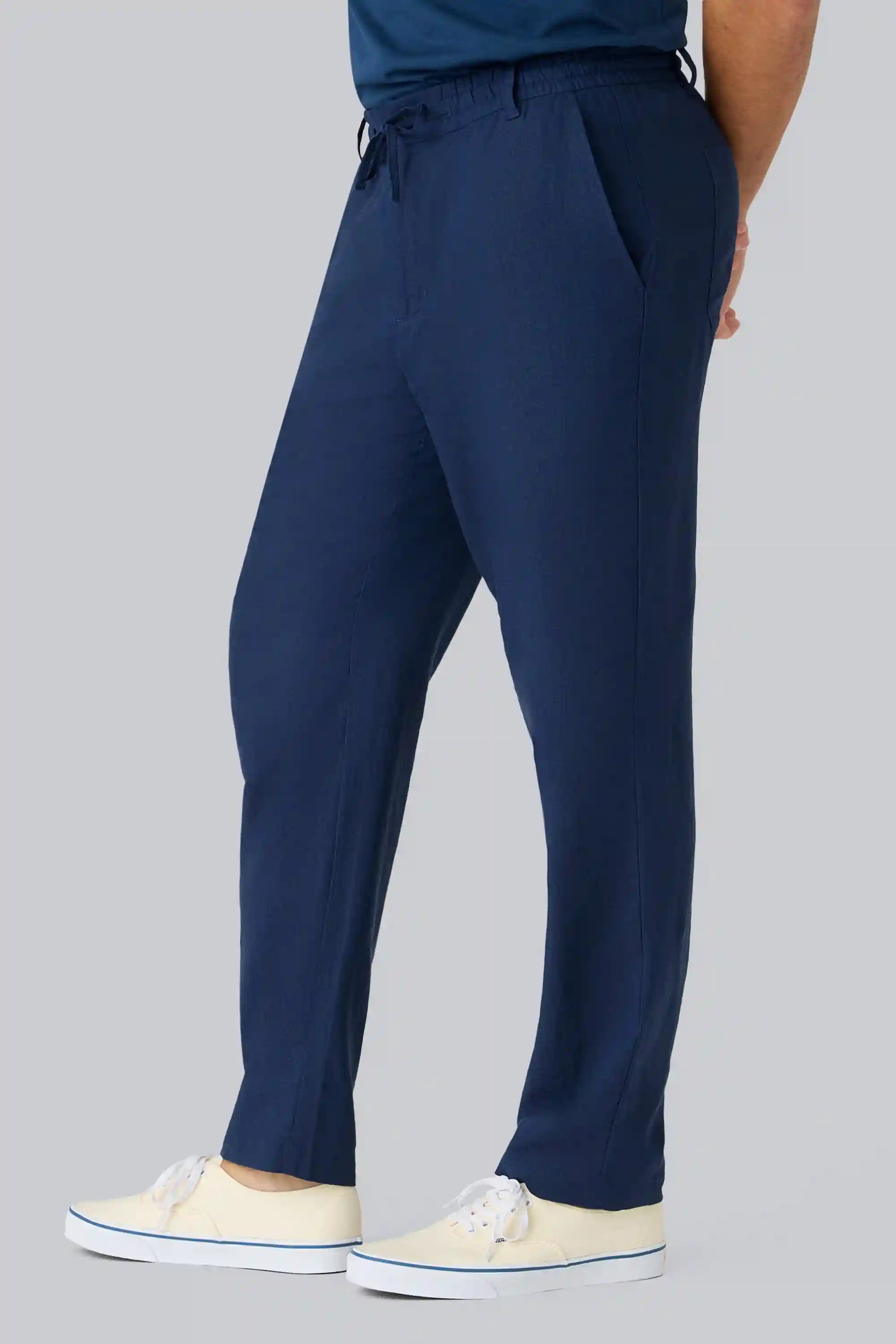 Linen Drawstring Pant