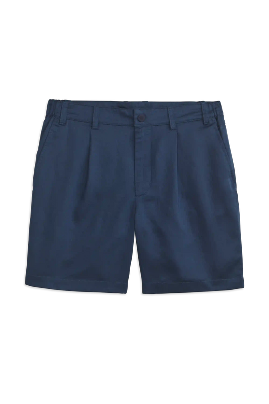 Tech Linen Pleated Short