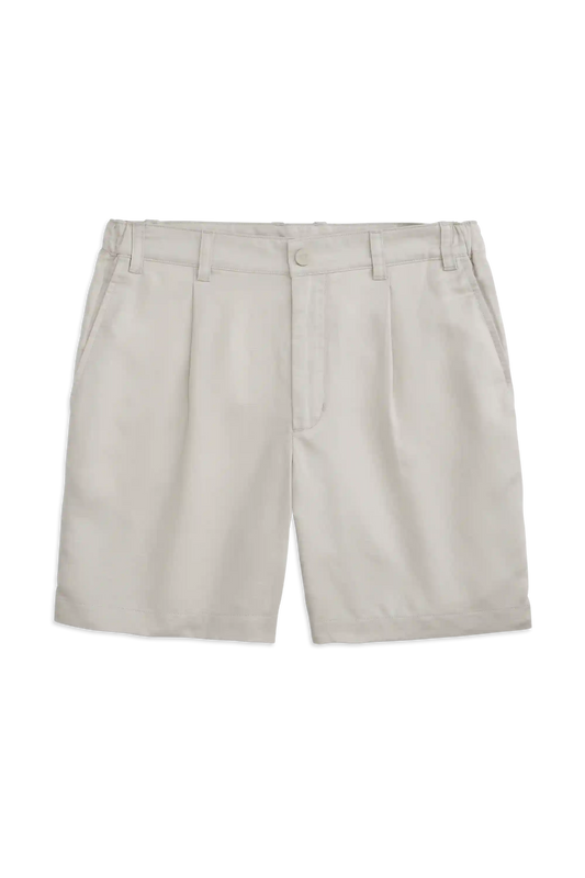 Tech Linen Pleated Short