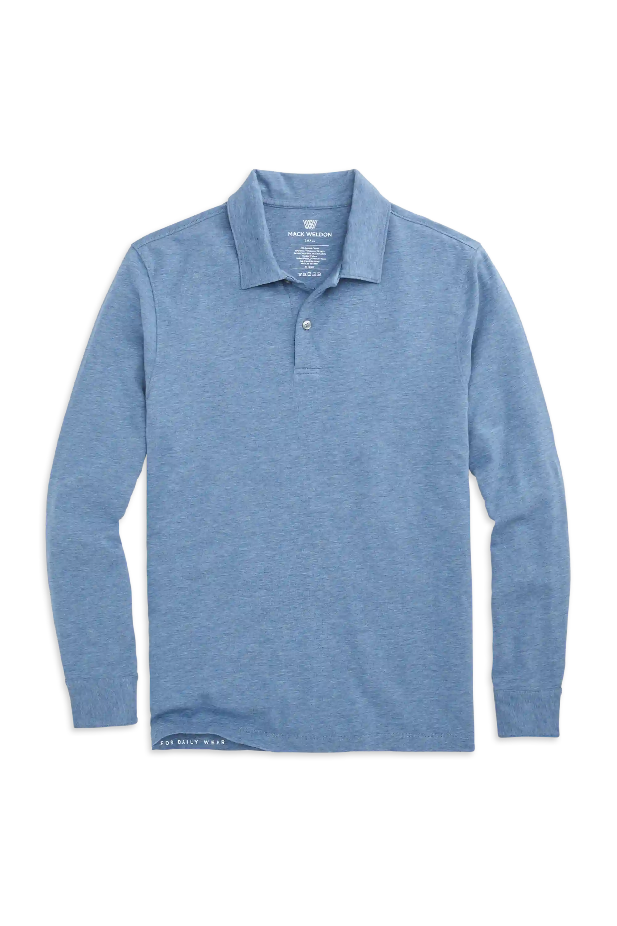 SILVER Long Sleeve Polo