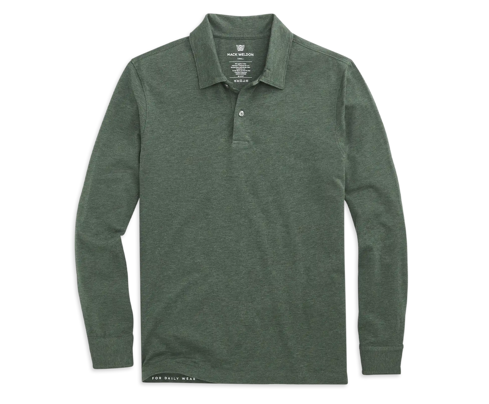 SILVER Long Sleeve Polo