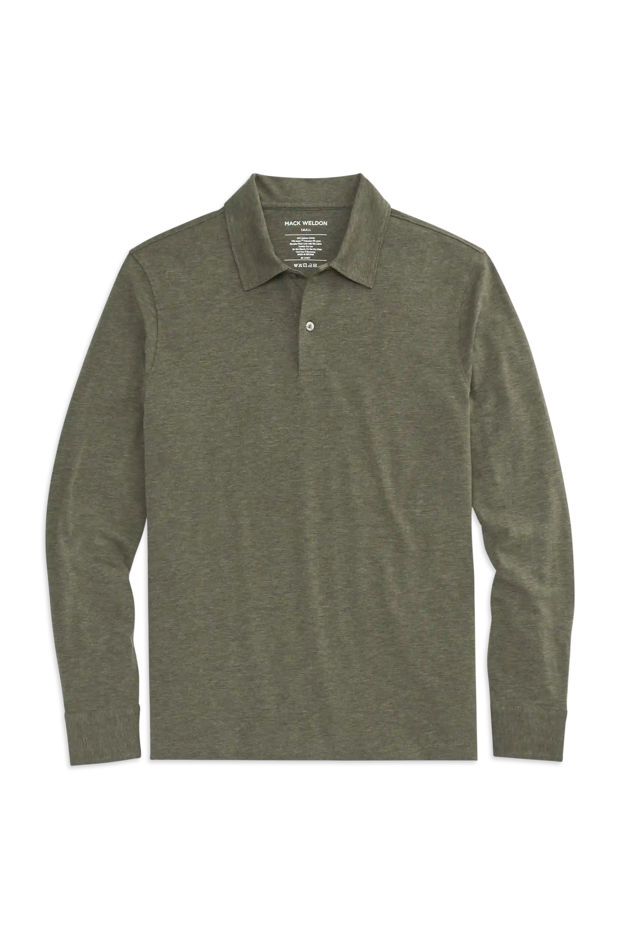 SILVER Long Sleeve Polo