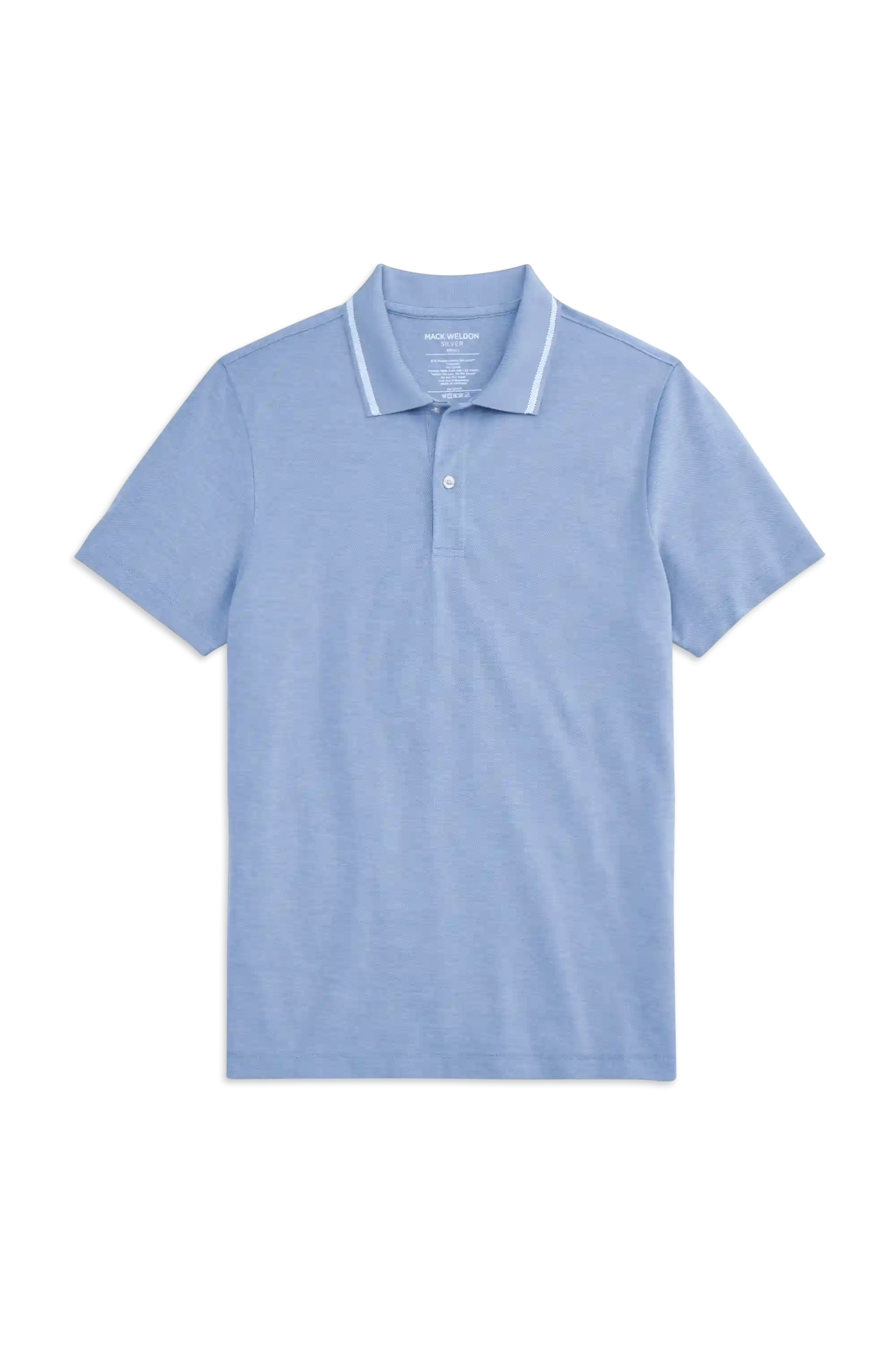 SILVER Pique Polo