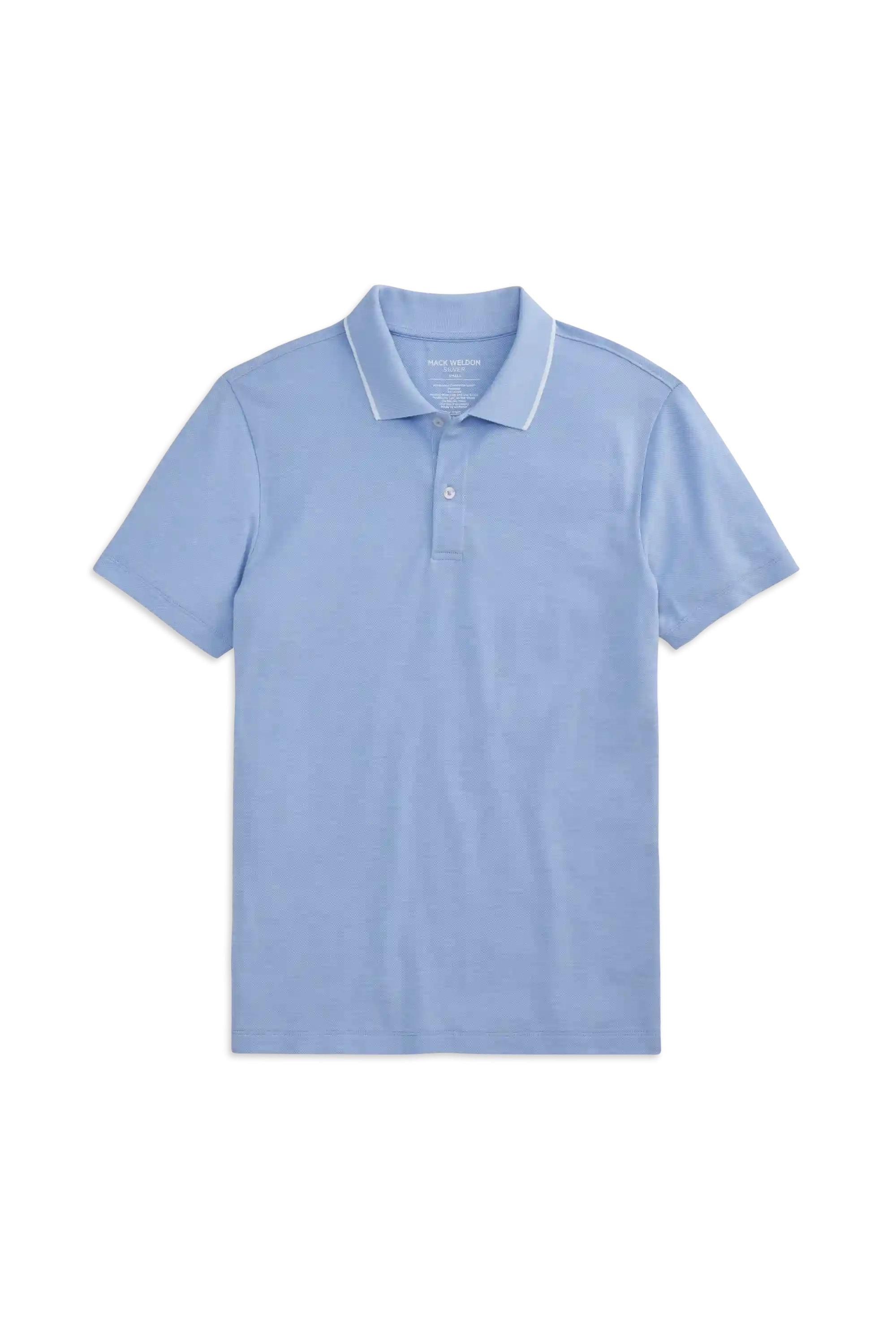 SILVER Pique Polo