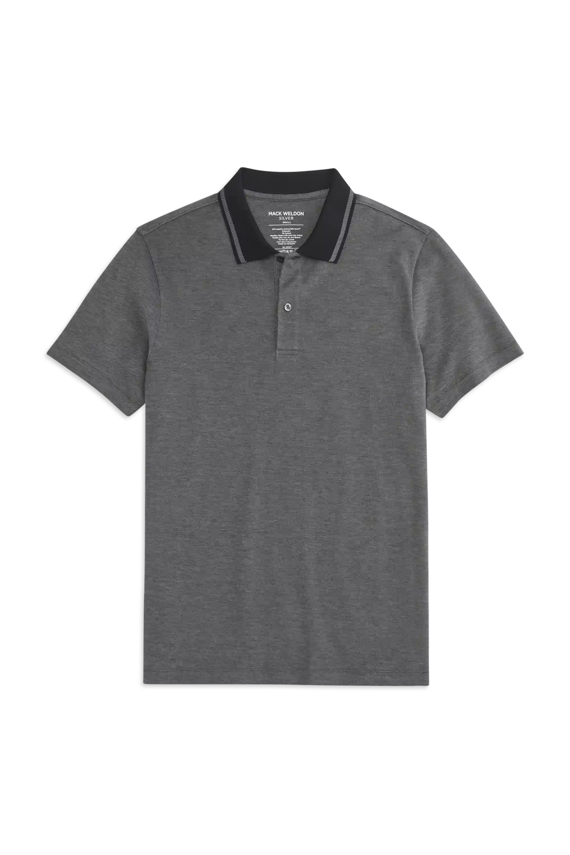 SILVER Pique Polo