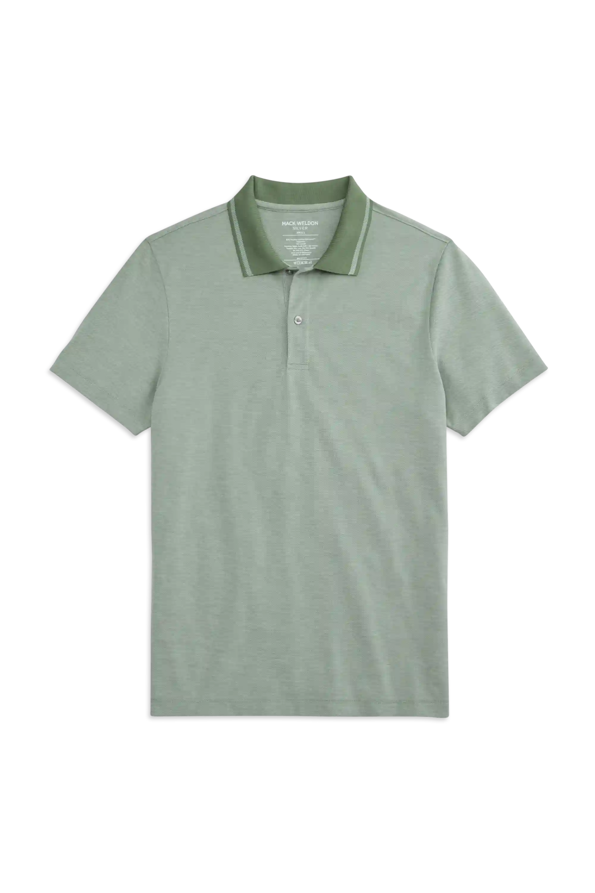 SILVER Pique Polo