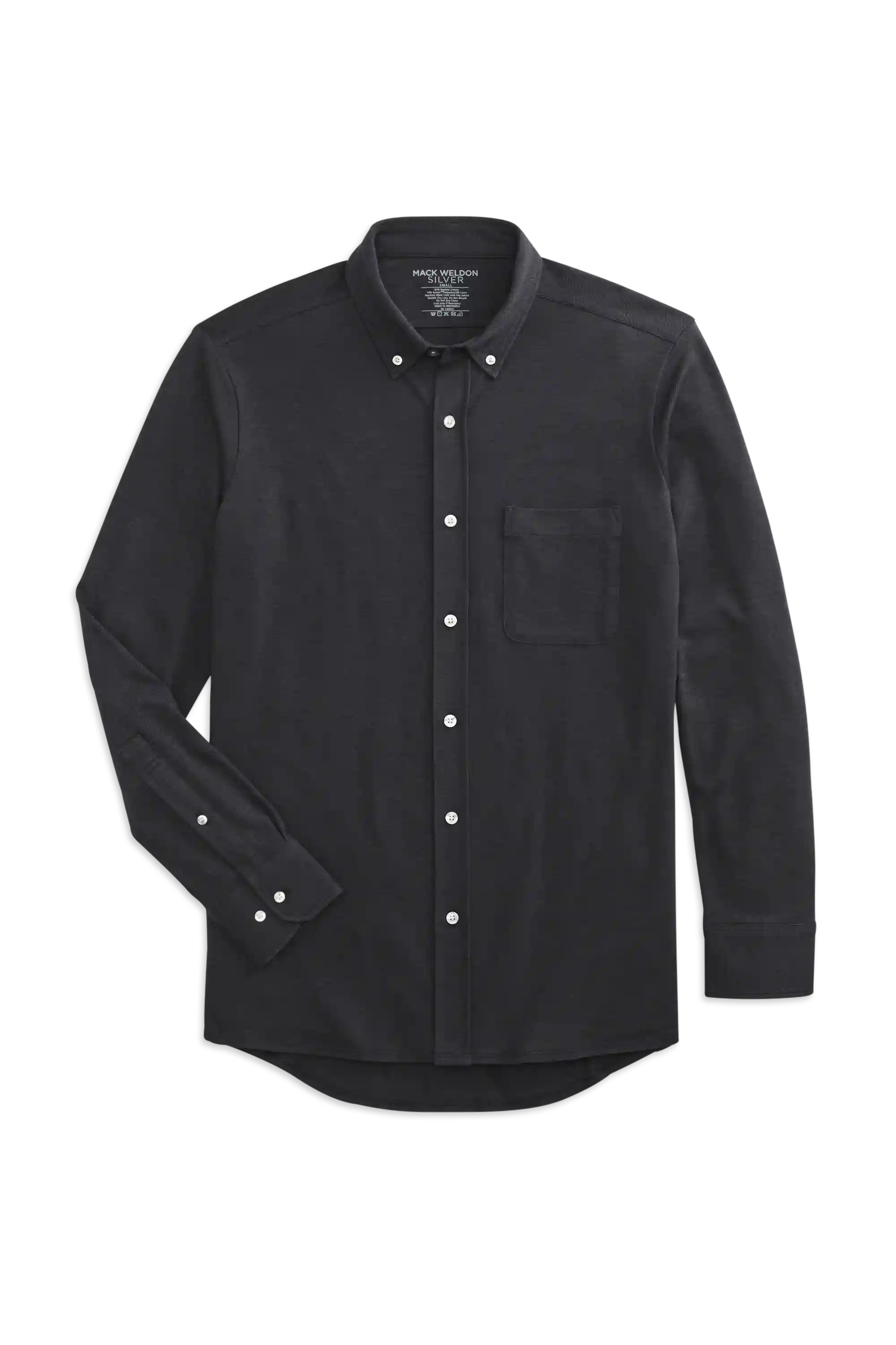 SILVER Pique Button Up