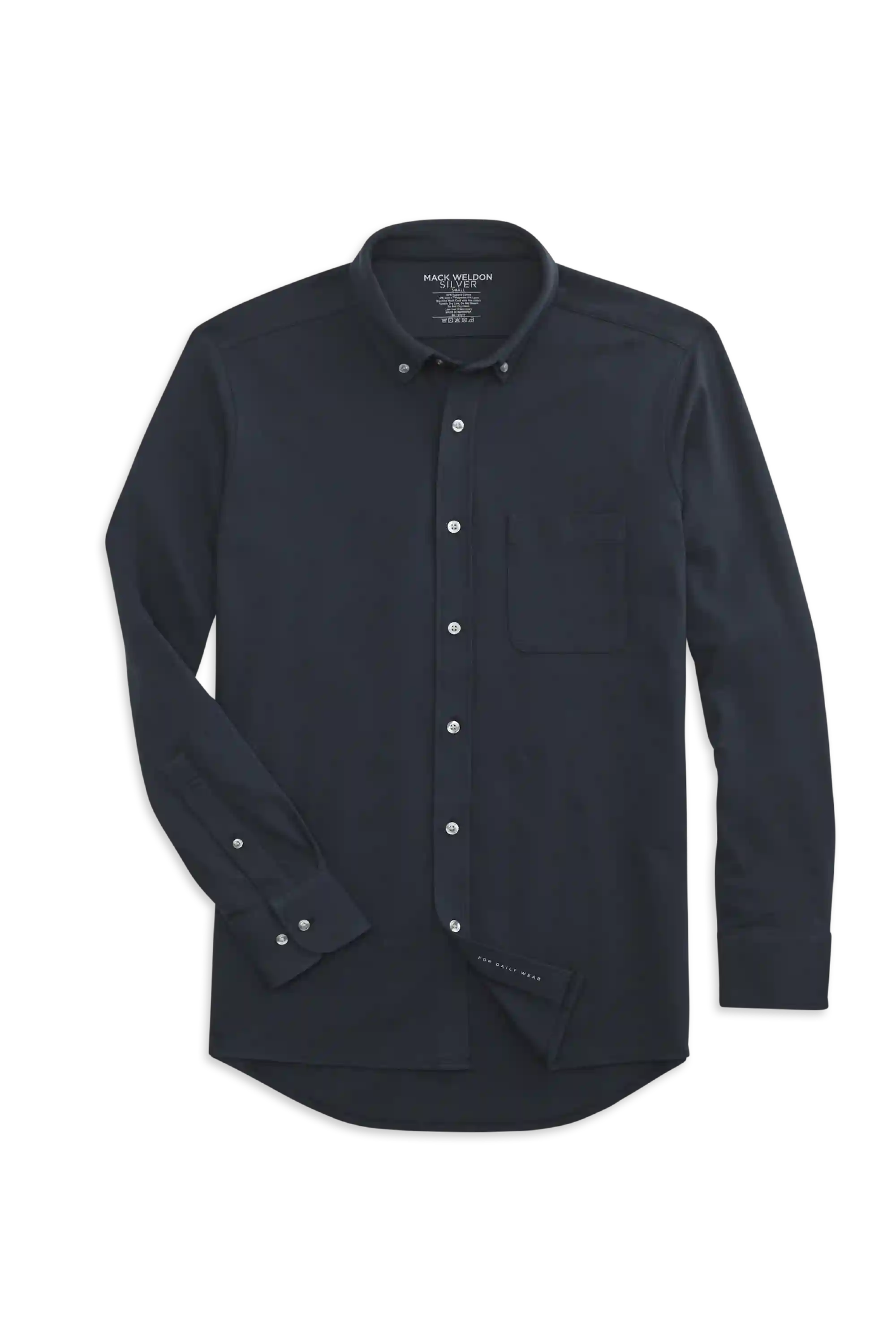 SILVER Pique Button Up