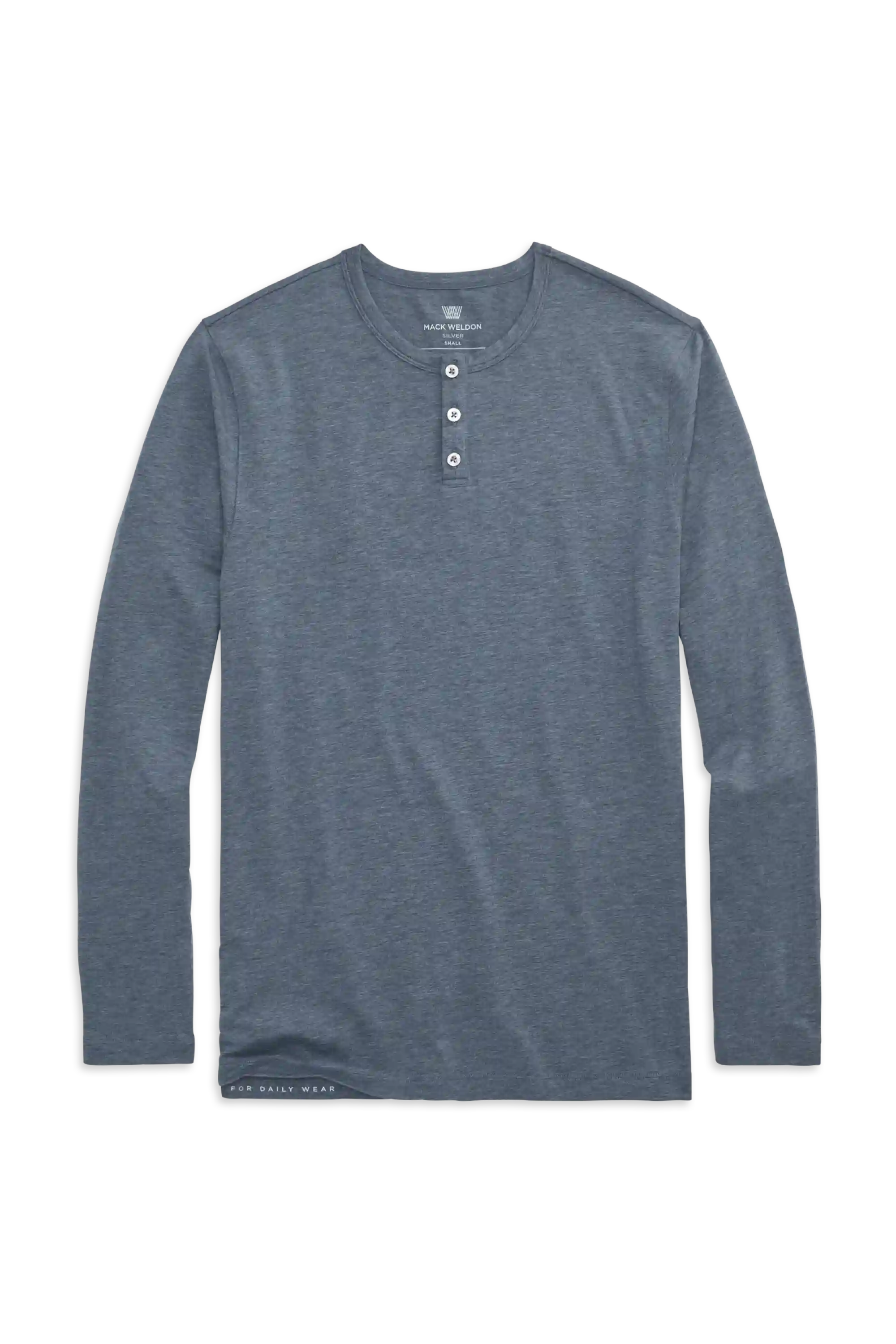 SILVER Long Sleeve Henley