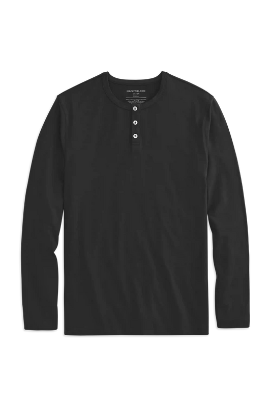 SILVER Long Sleeve Henley