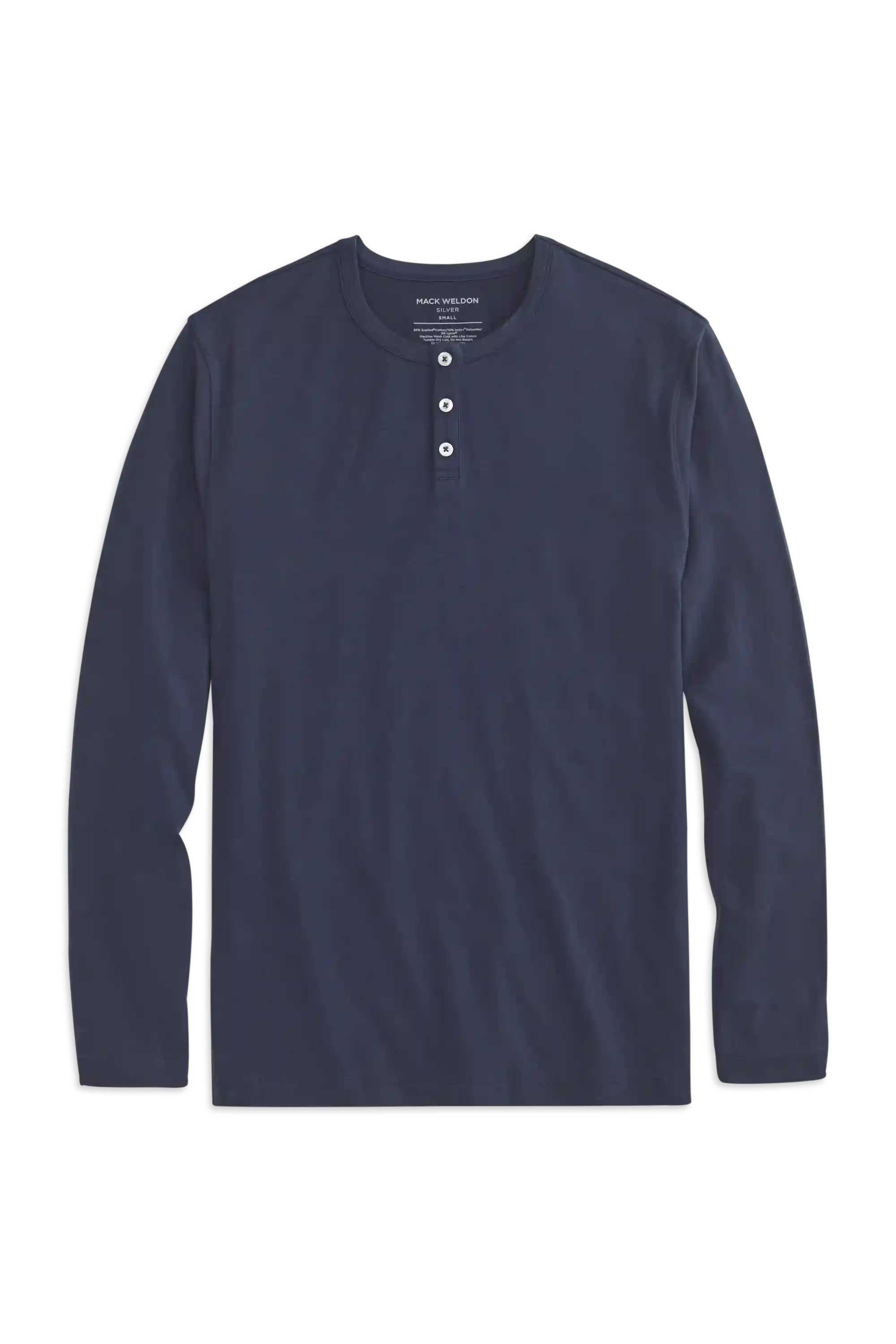 SILVER Long Sleeve Henley