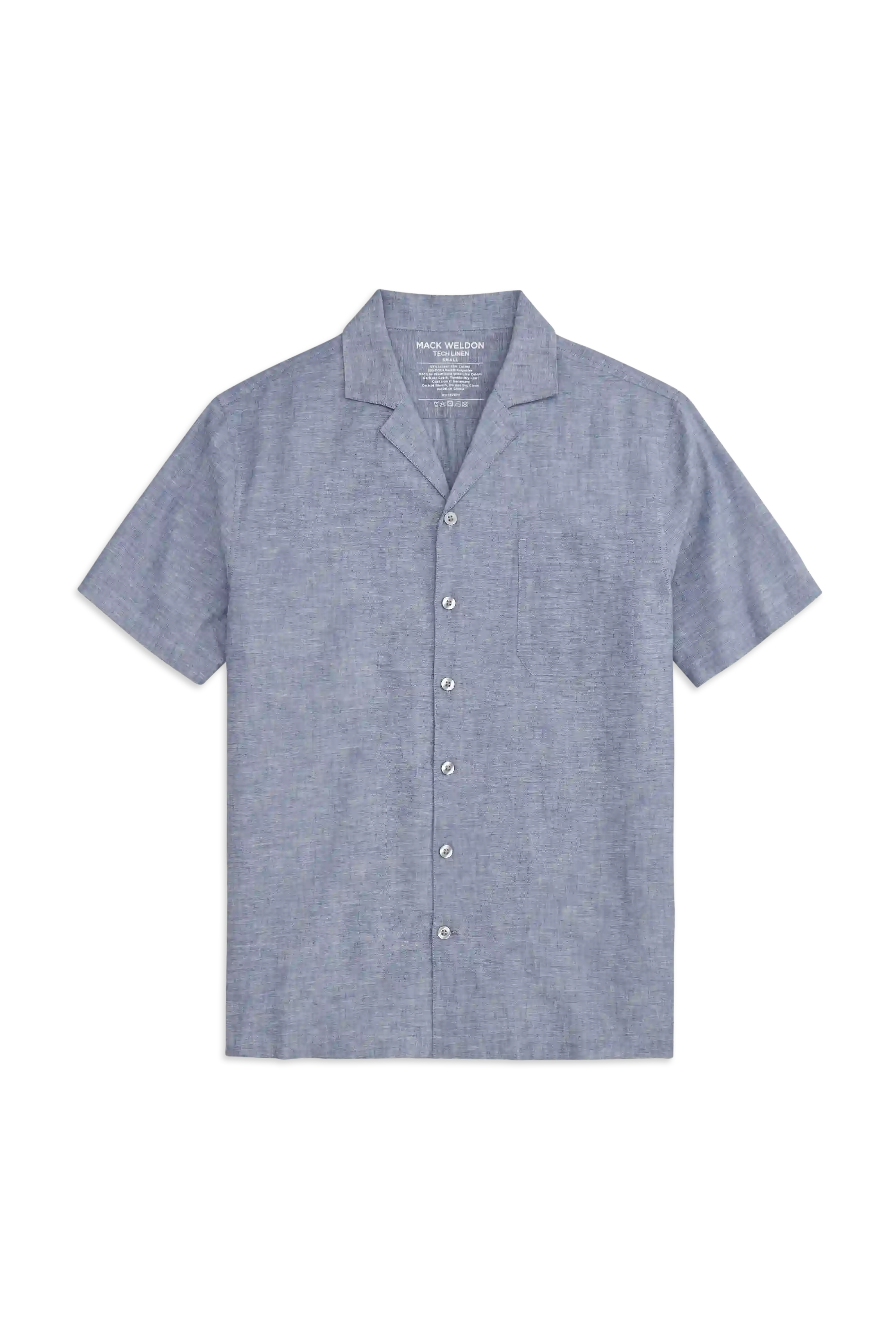 Tech Linen Camp Shirt