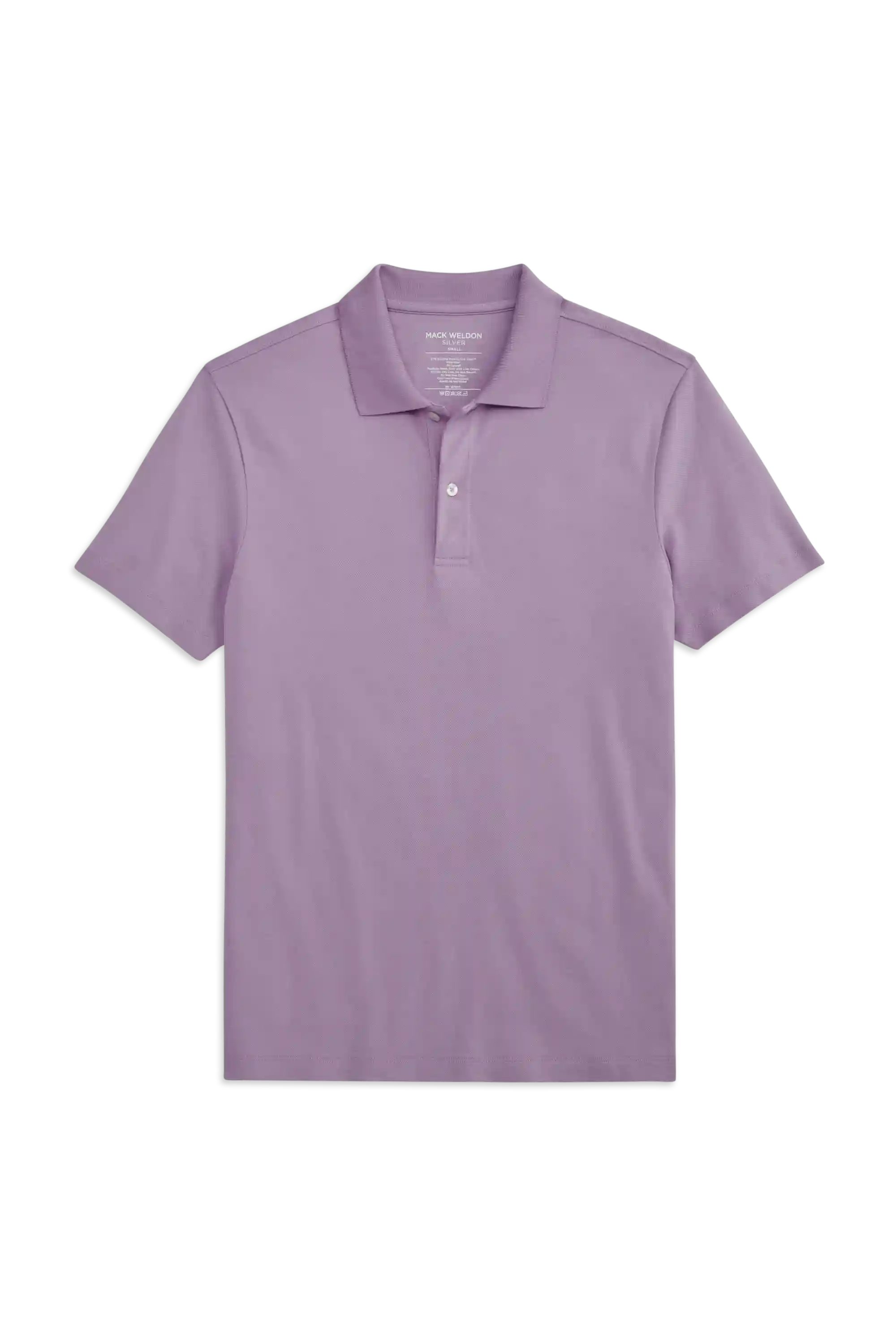 SILVER Pique Polo
