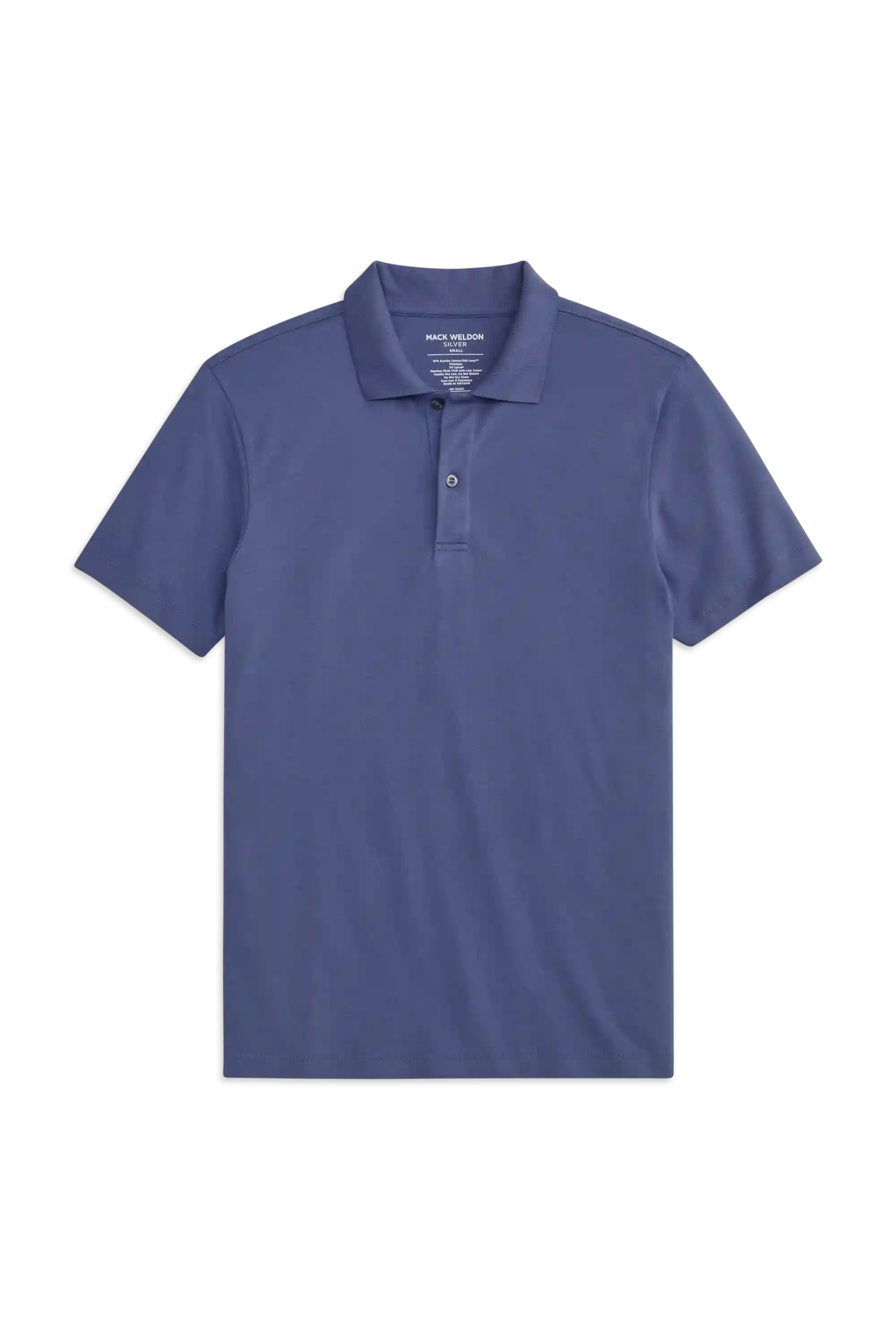 SILVER Pique Polo