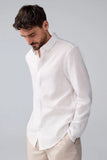 Tech Linen Button Up
