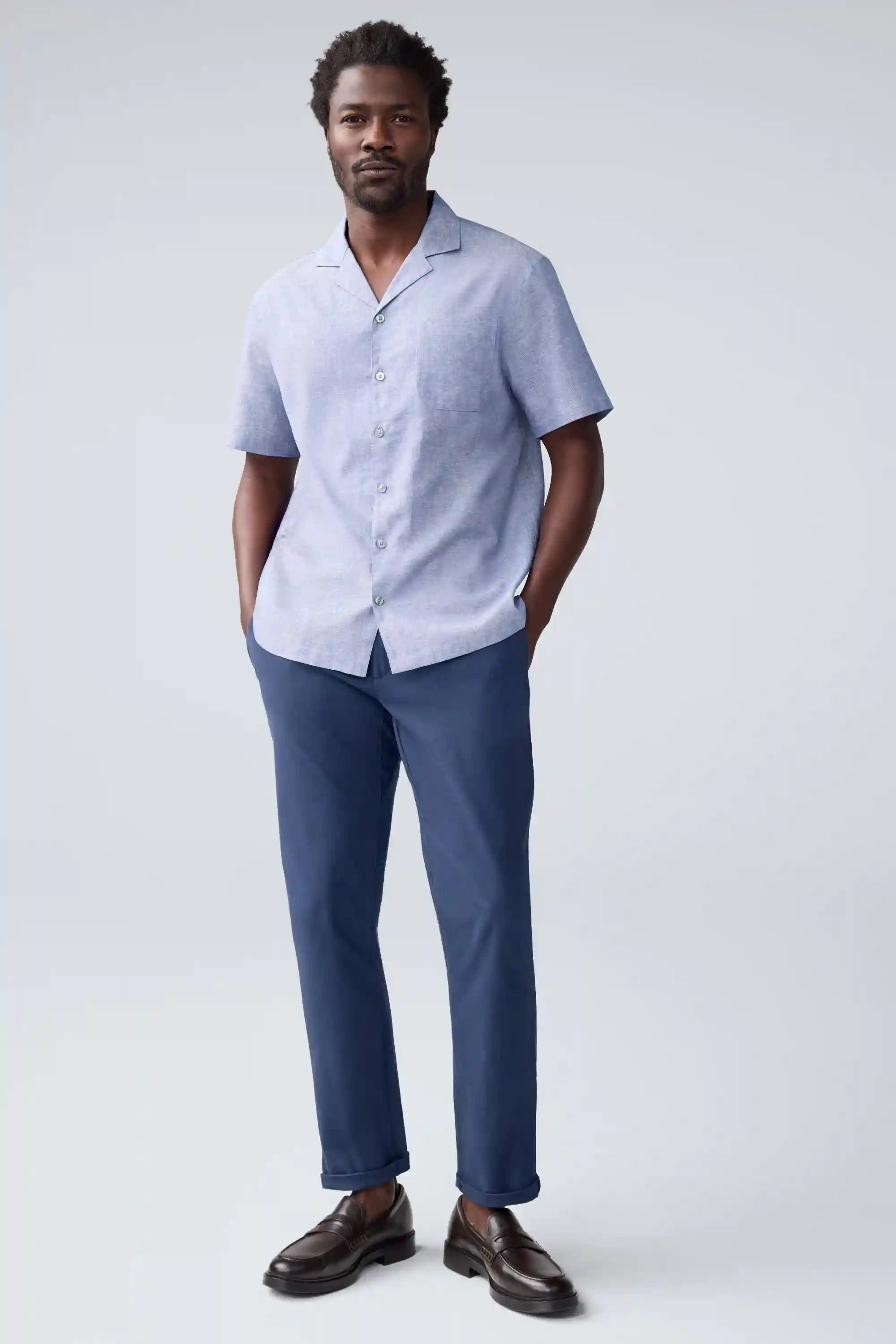 Tech Linen Camp Shirt