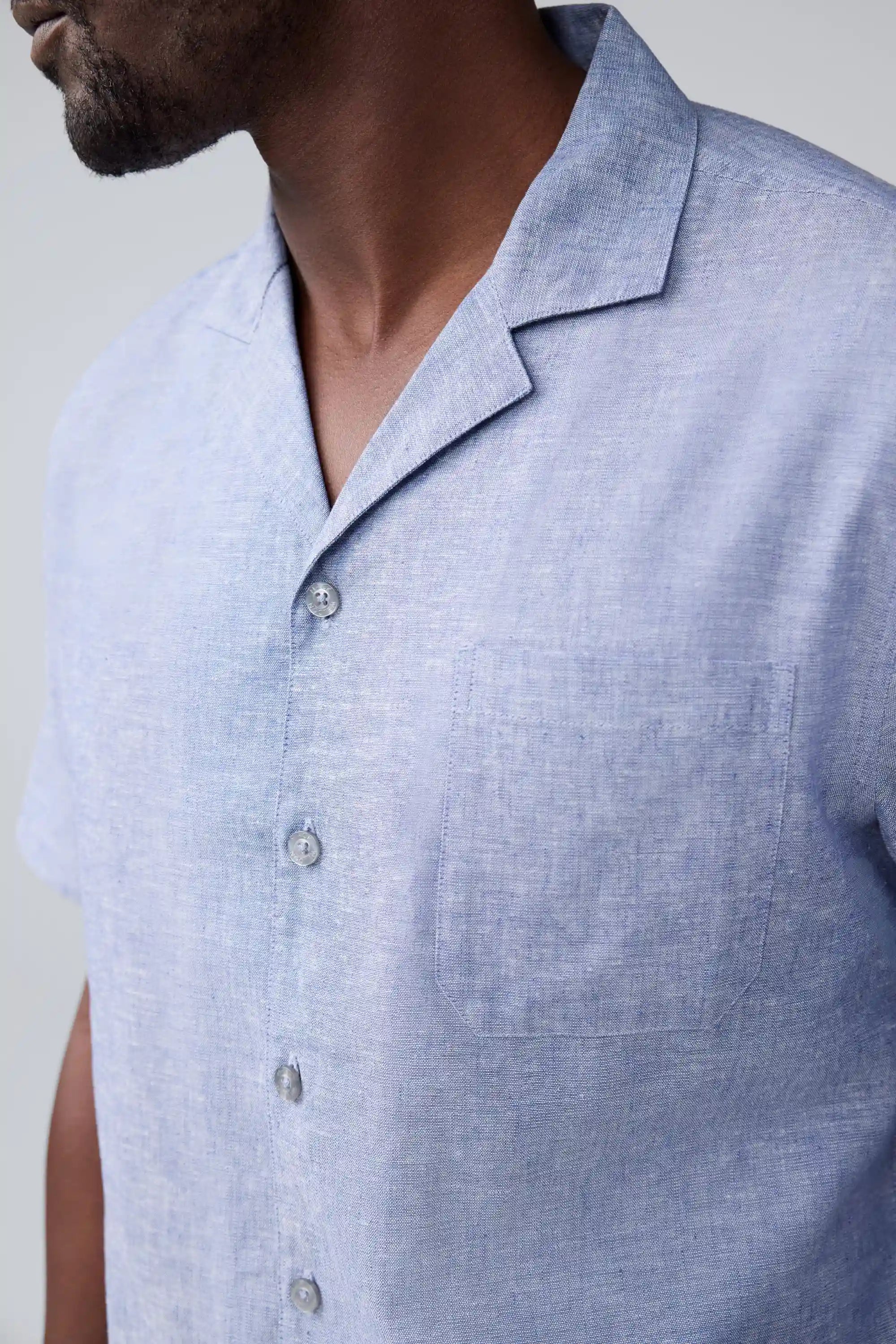 Tech Linen Camp Shirt