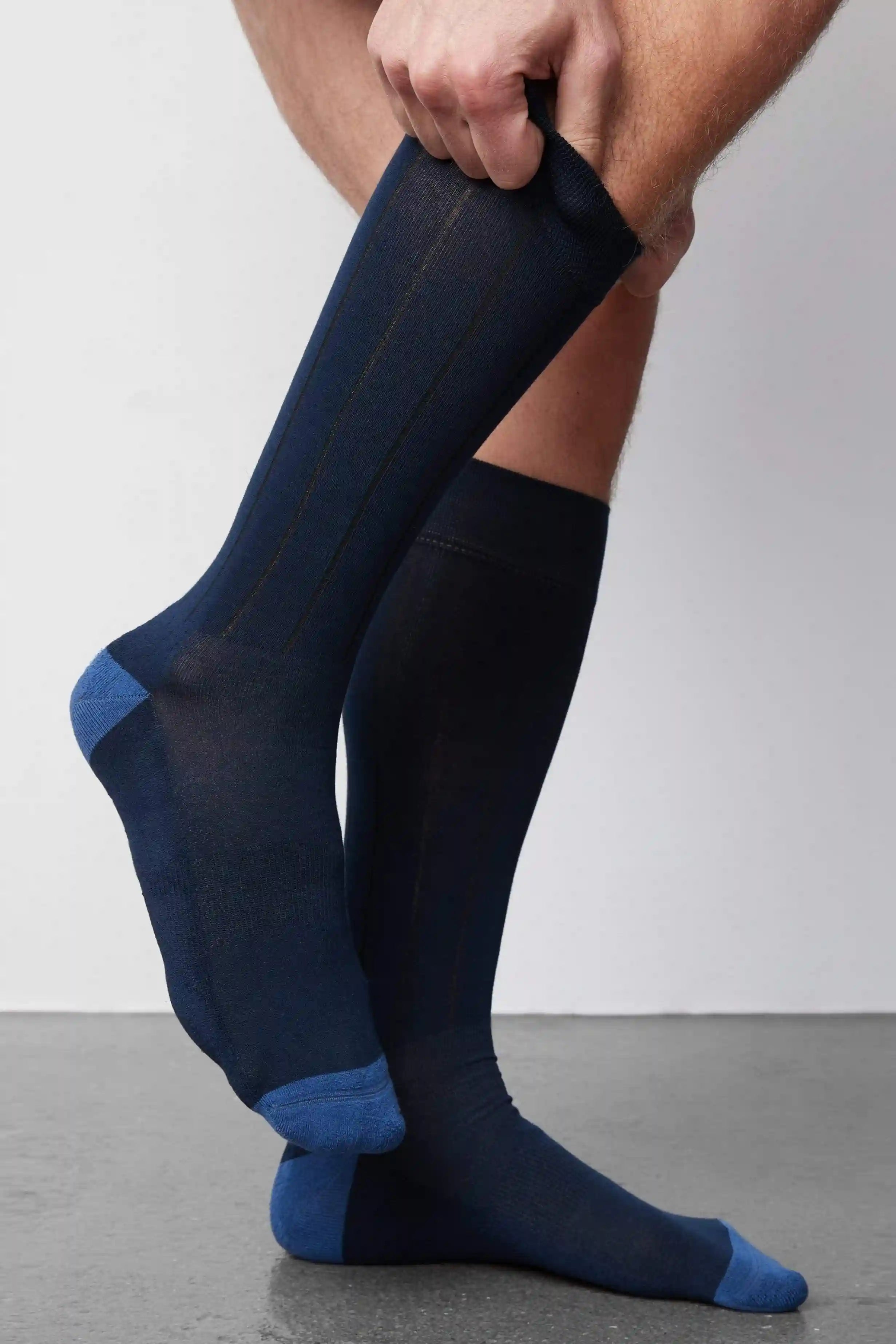 SILVER Extended Crew Dress Sock