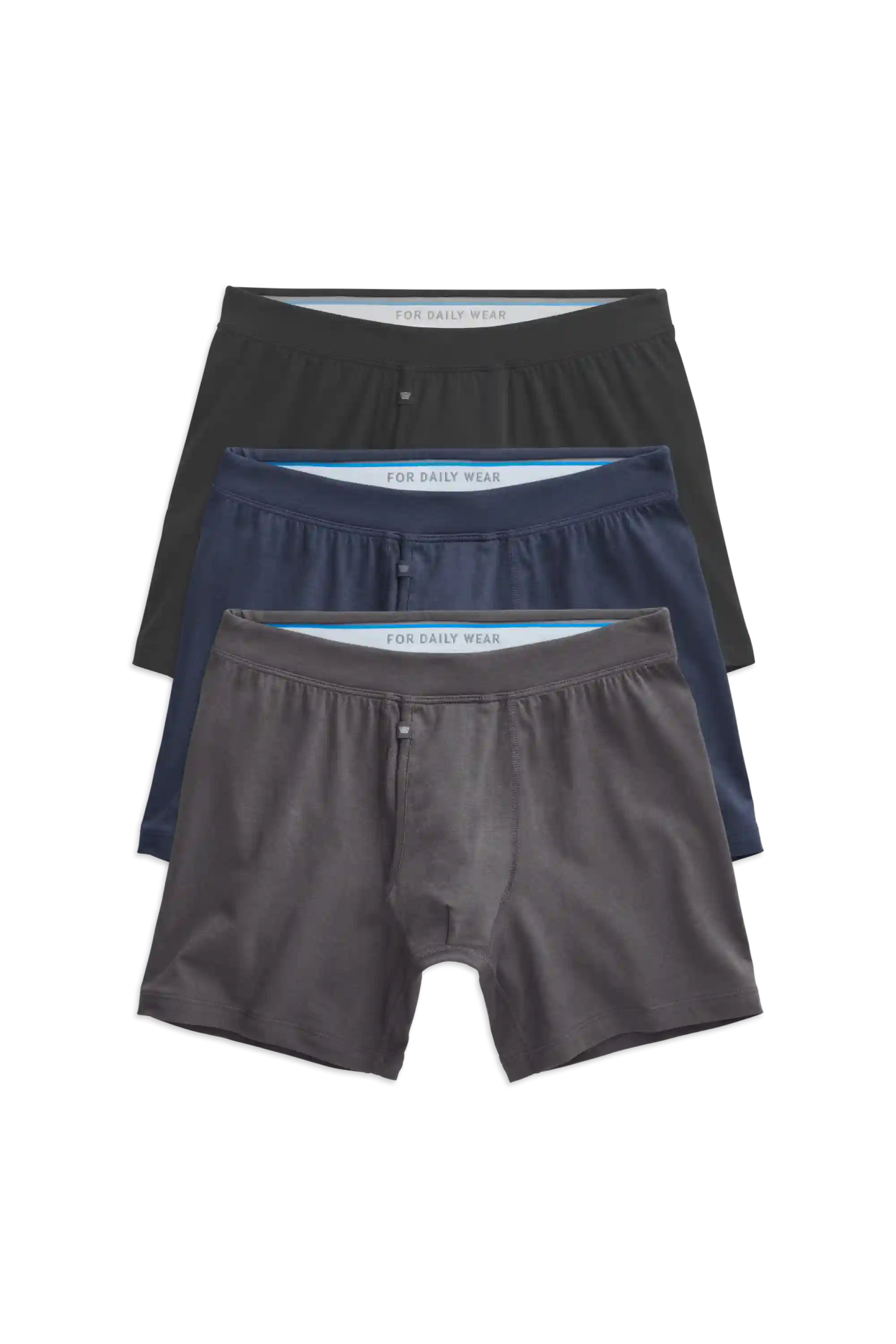 3-Pack SILVER Boxer Briefs