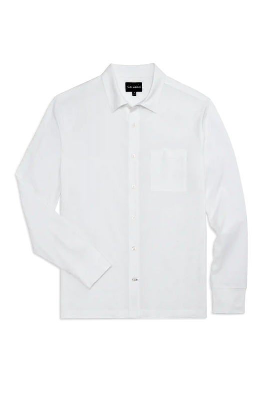 SILVER Jersey Button Up