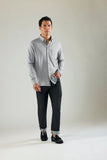 SILVER Pique Button Up