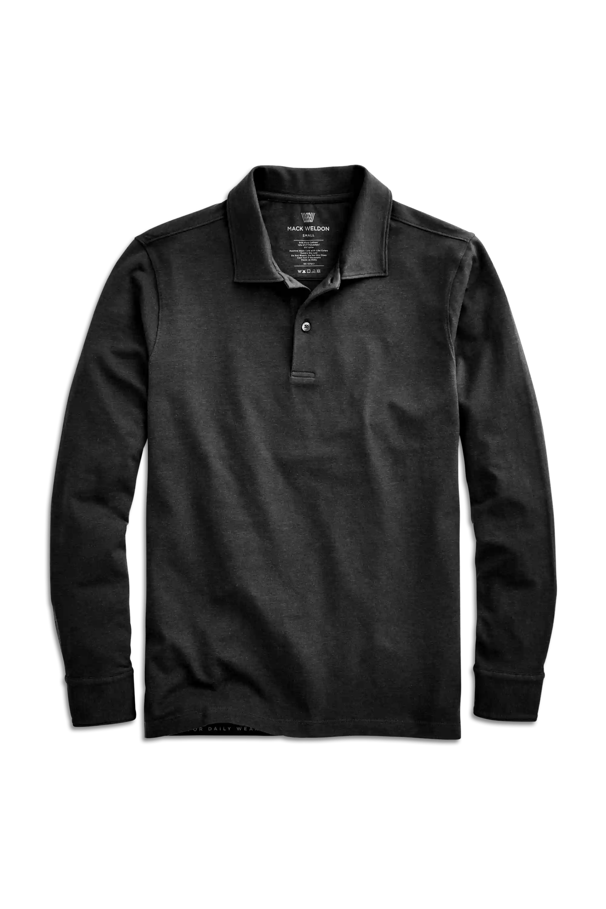 SILVER Long Sleeve Polo