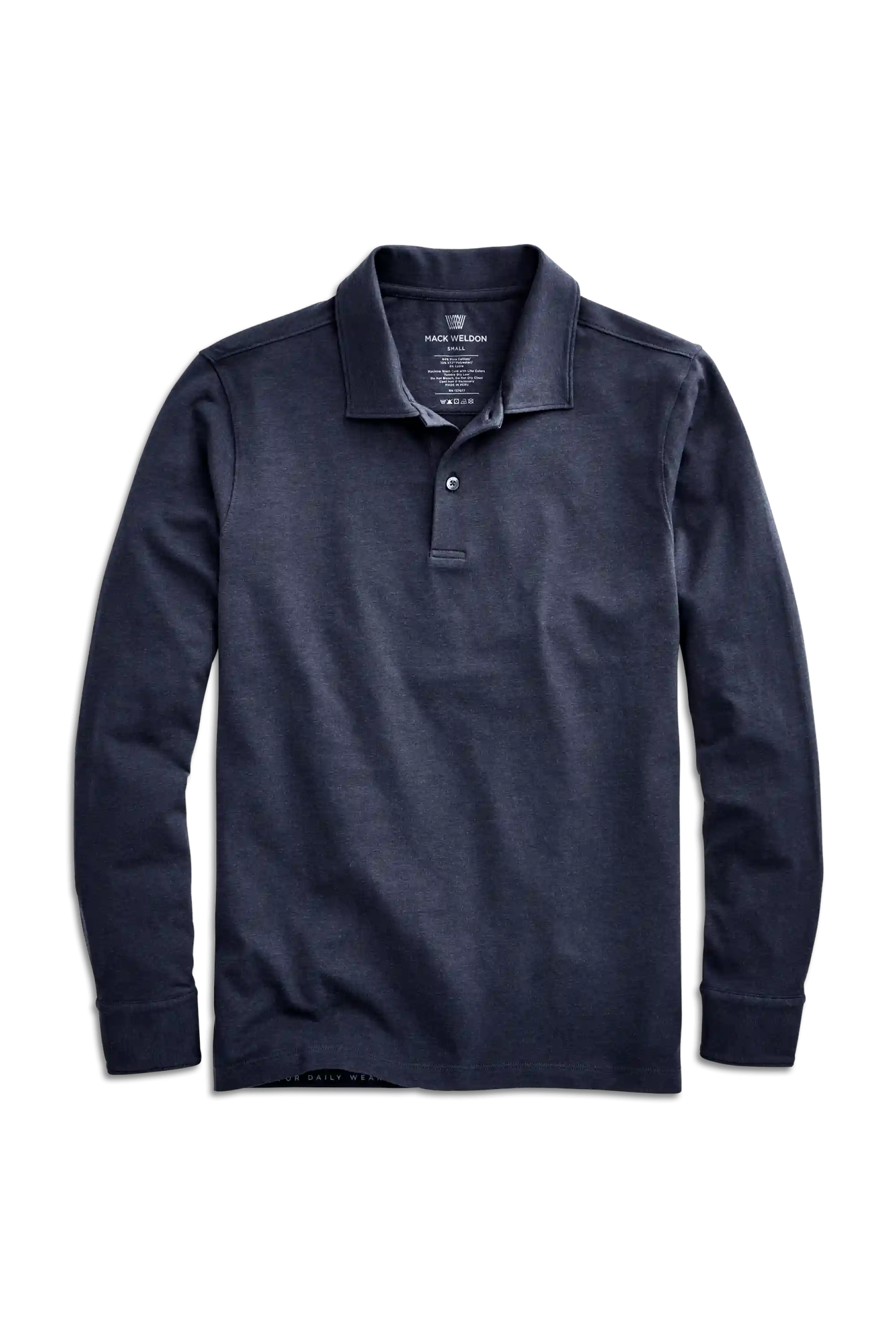 SILVER Long Sleeve Polo