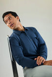SILVER Jersey Button Up