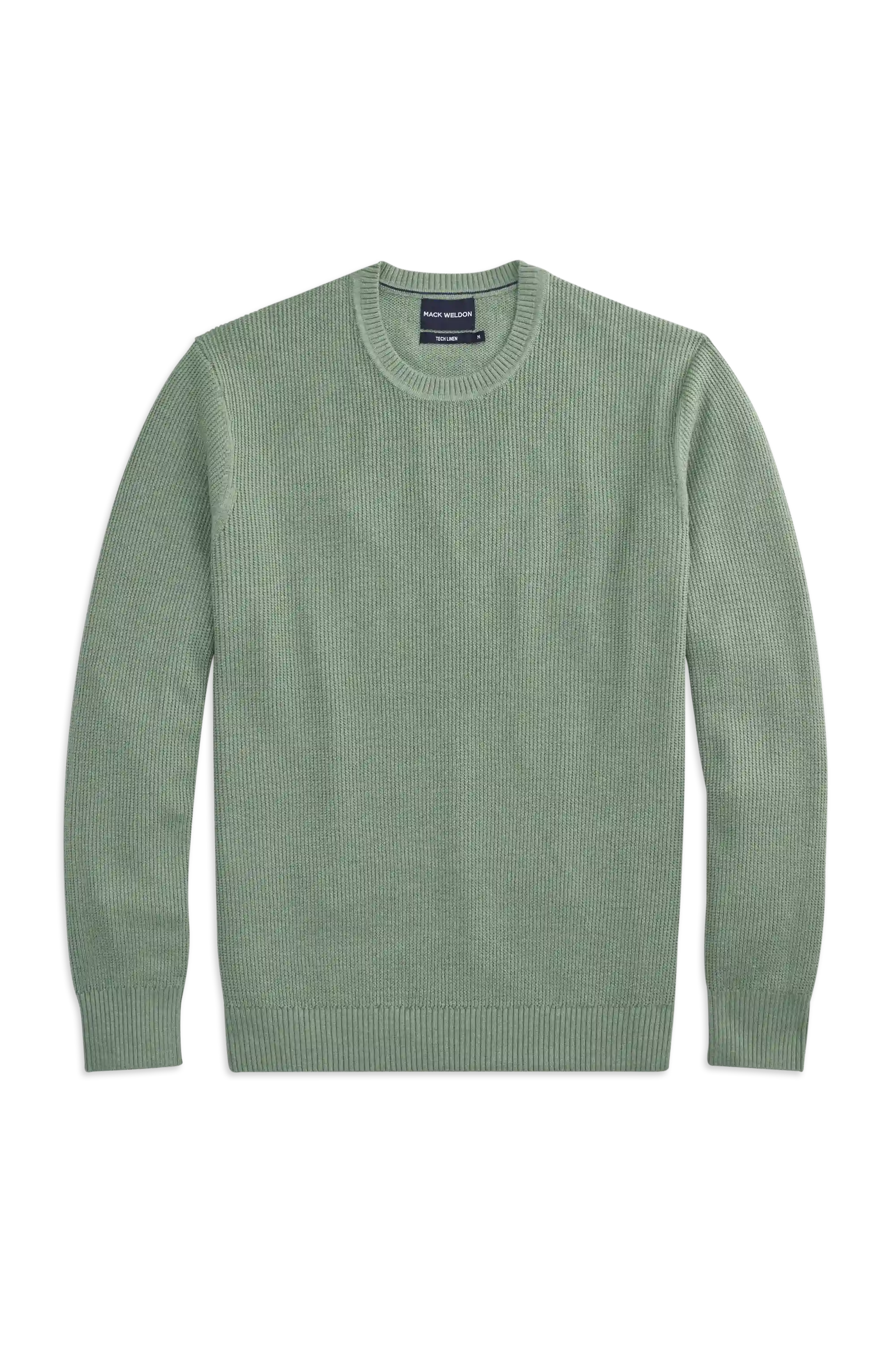 Tech Linen Long Sleeve Crew